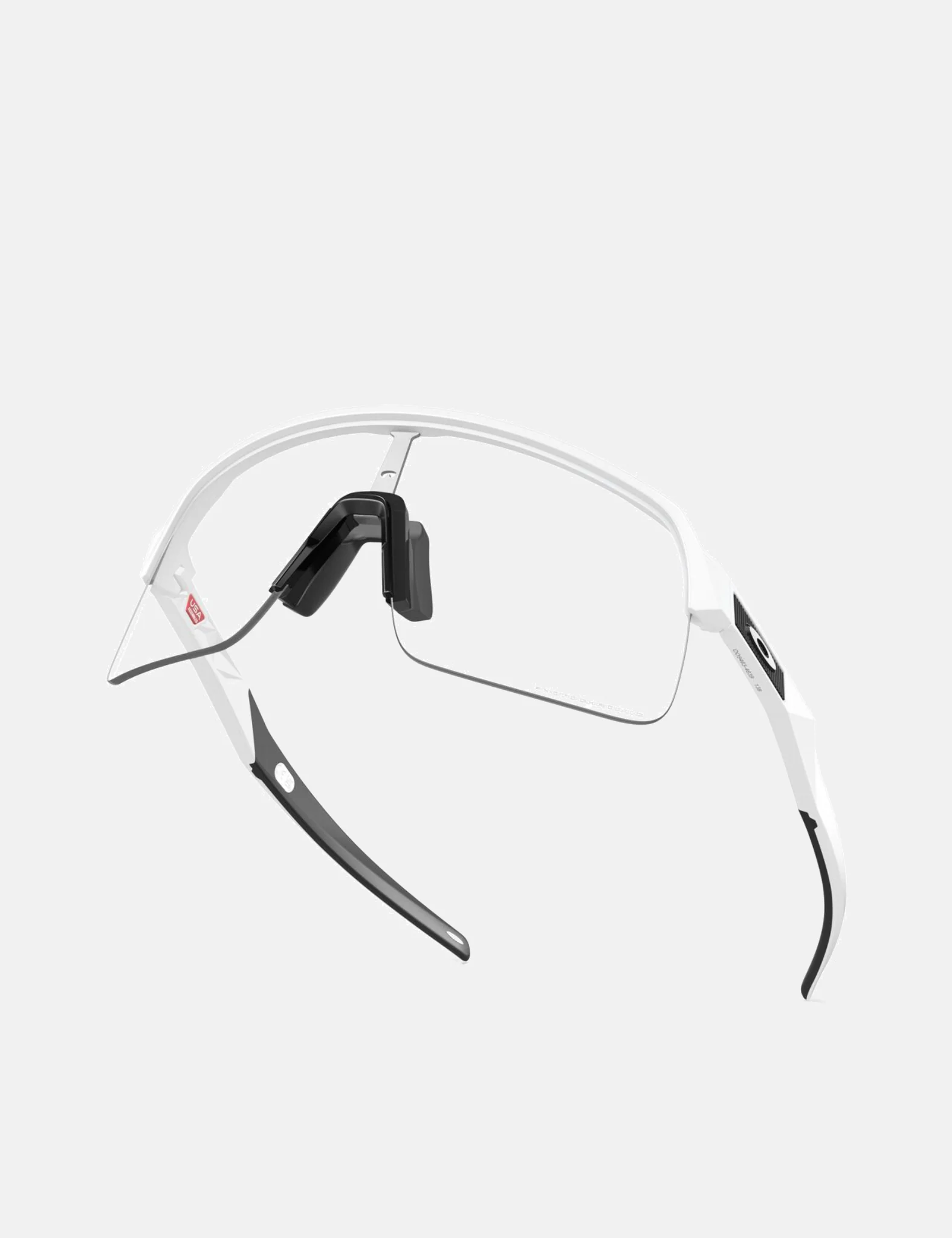 Oakley Sutro Lite Sunglasses - Matte White/Clear Photochromic - Image 2