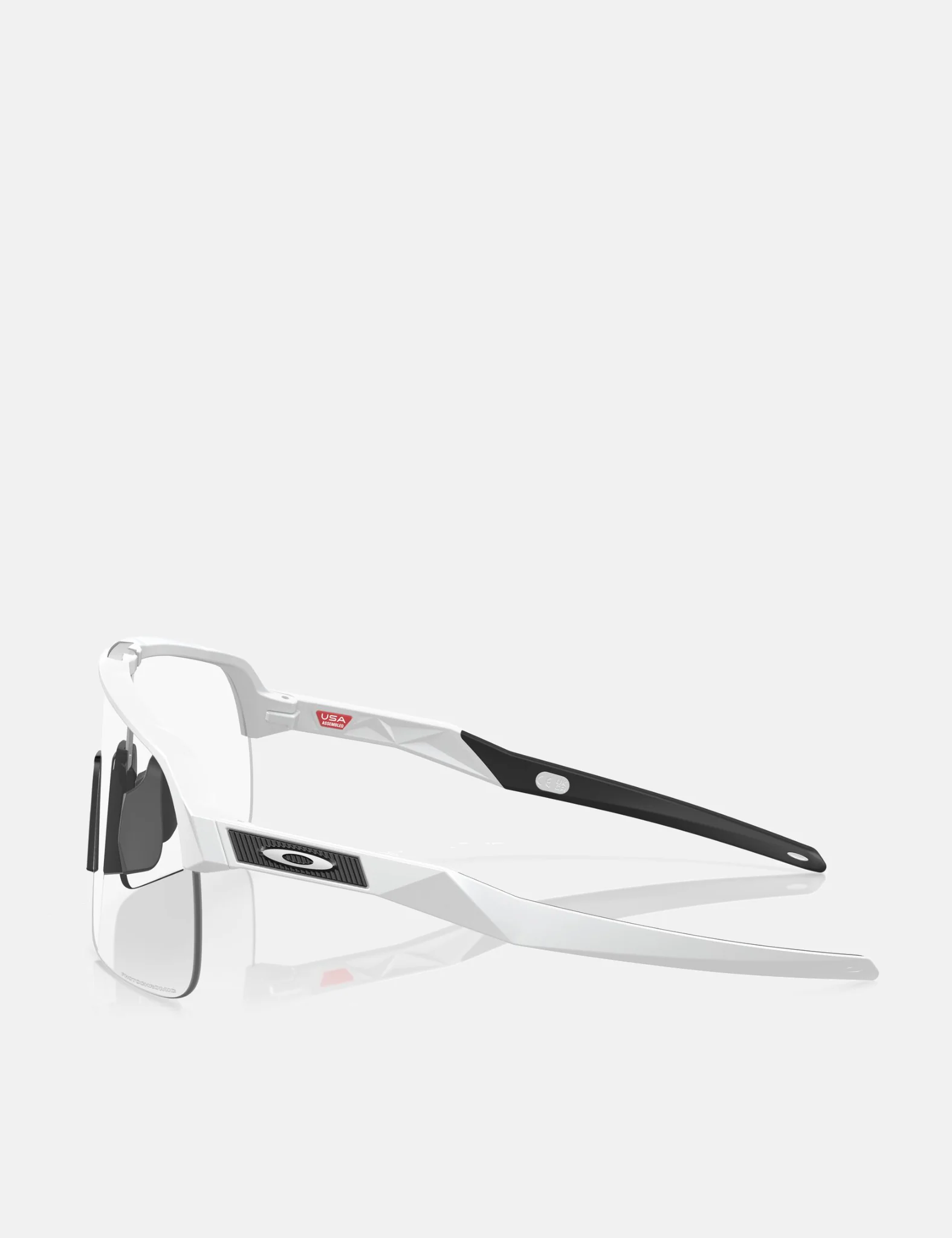 Oakley Sutro Lite Sunglasses - Matte White/Clear Photochromic - Image 3