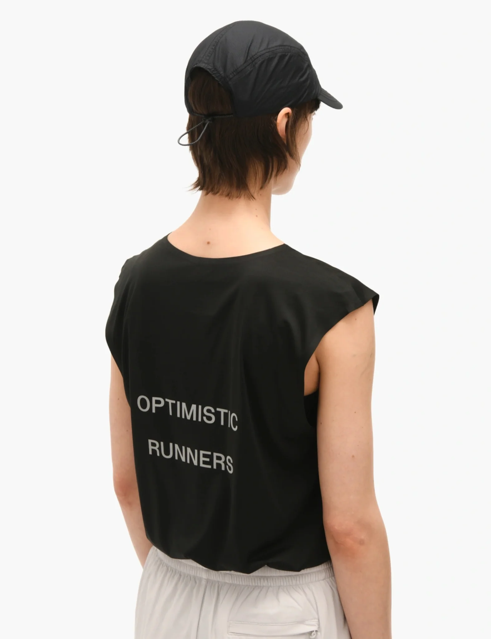 Optimistic Runners OR Nylon Cap - Black - Image 4