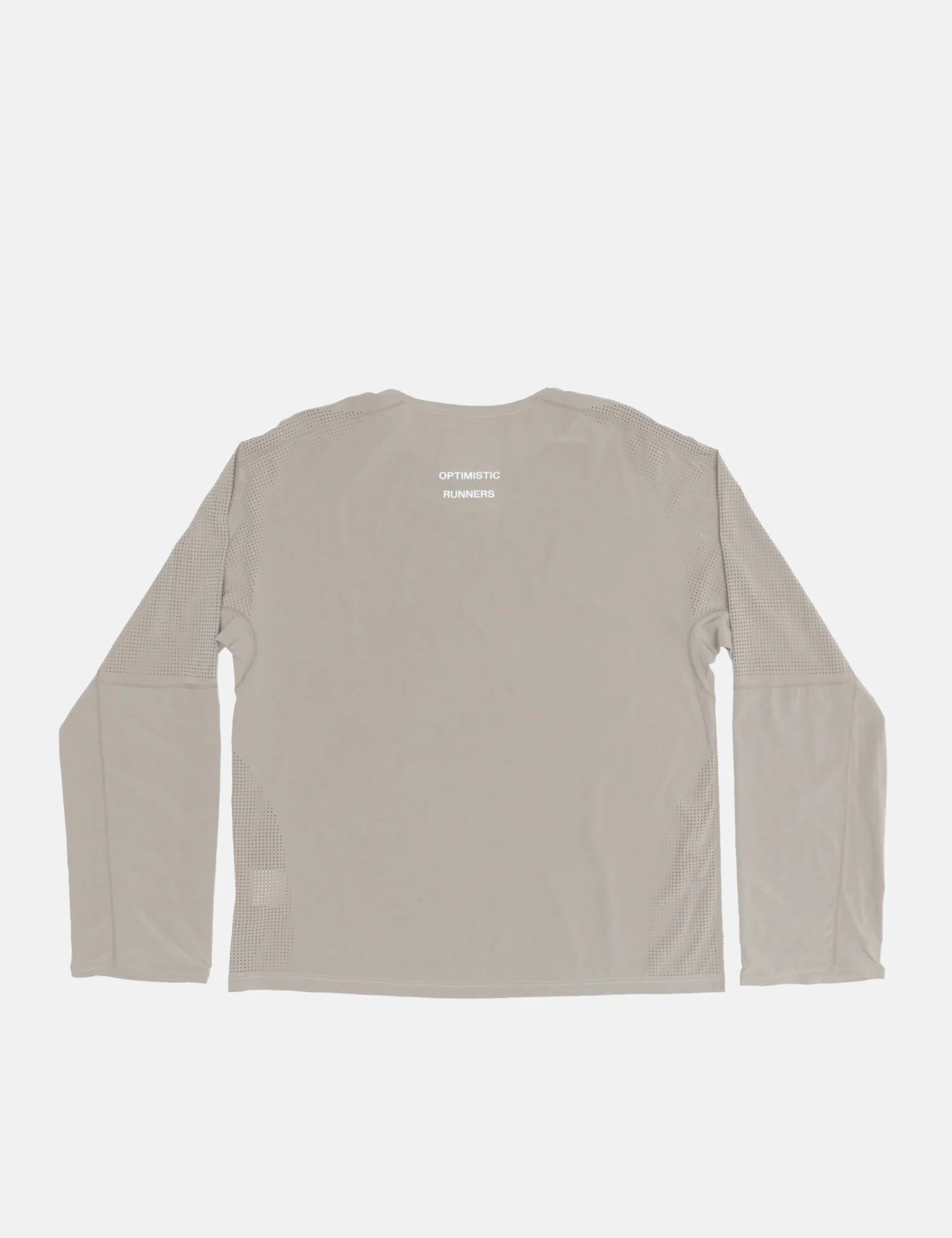 Optimistic Runners Perforated LS T-Shirt Camel - Image 3