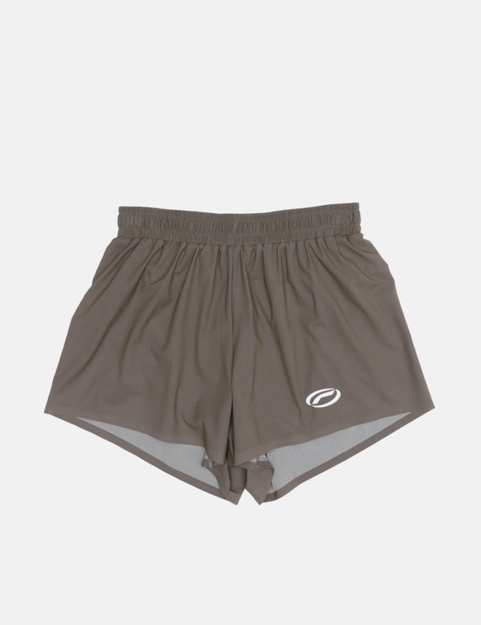 Optimistic Runners Perforated Shorts - Camel