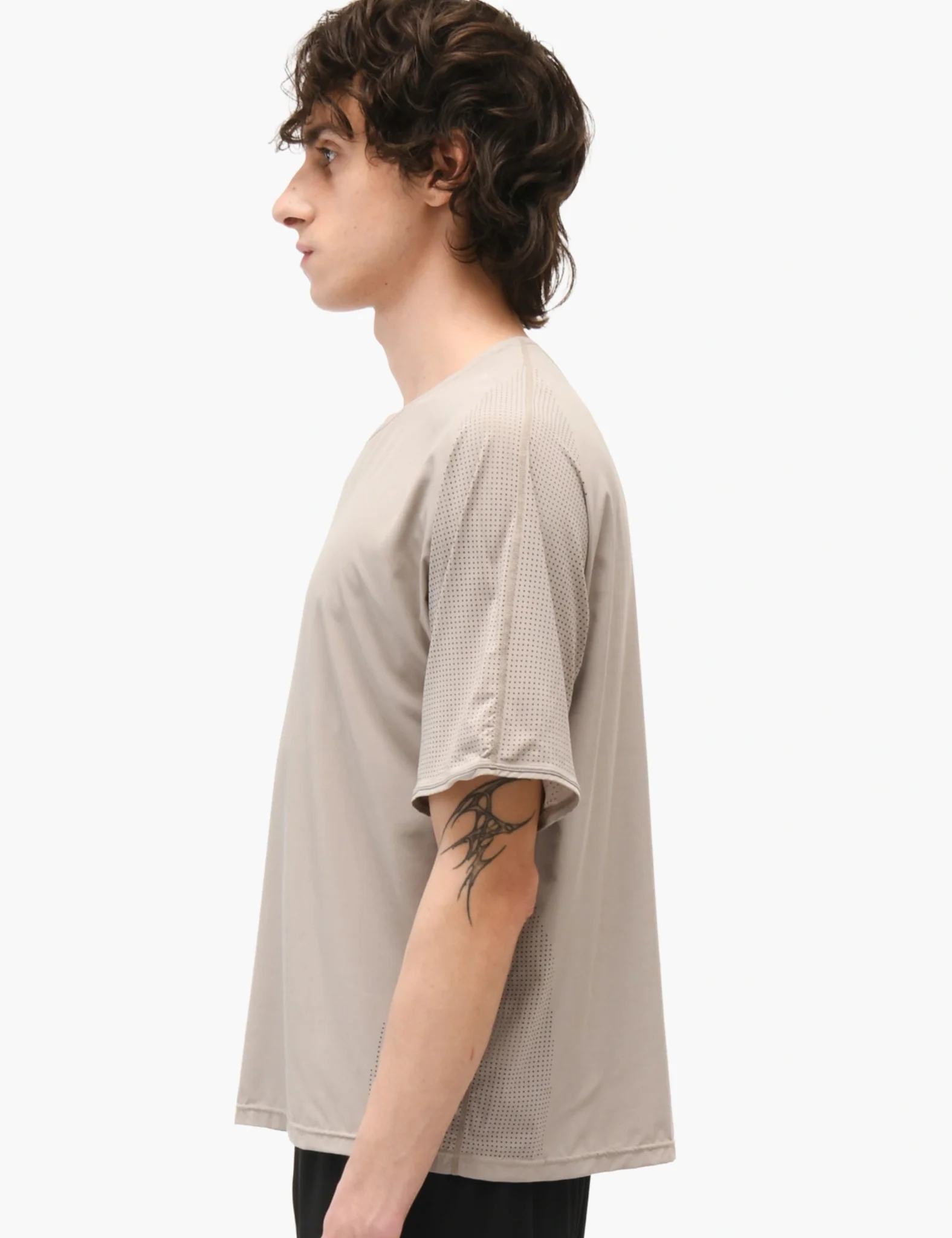 Optimistic Runners Perforated T-Shirt - Camel - Image 2