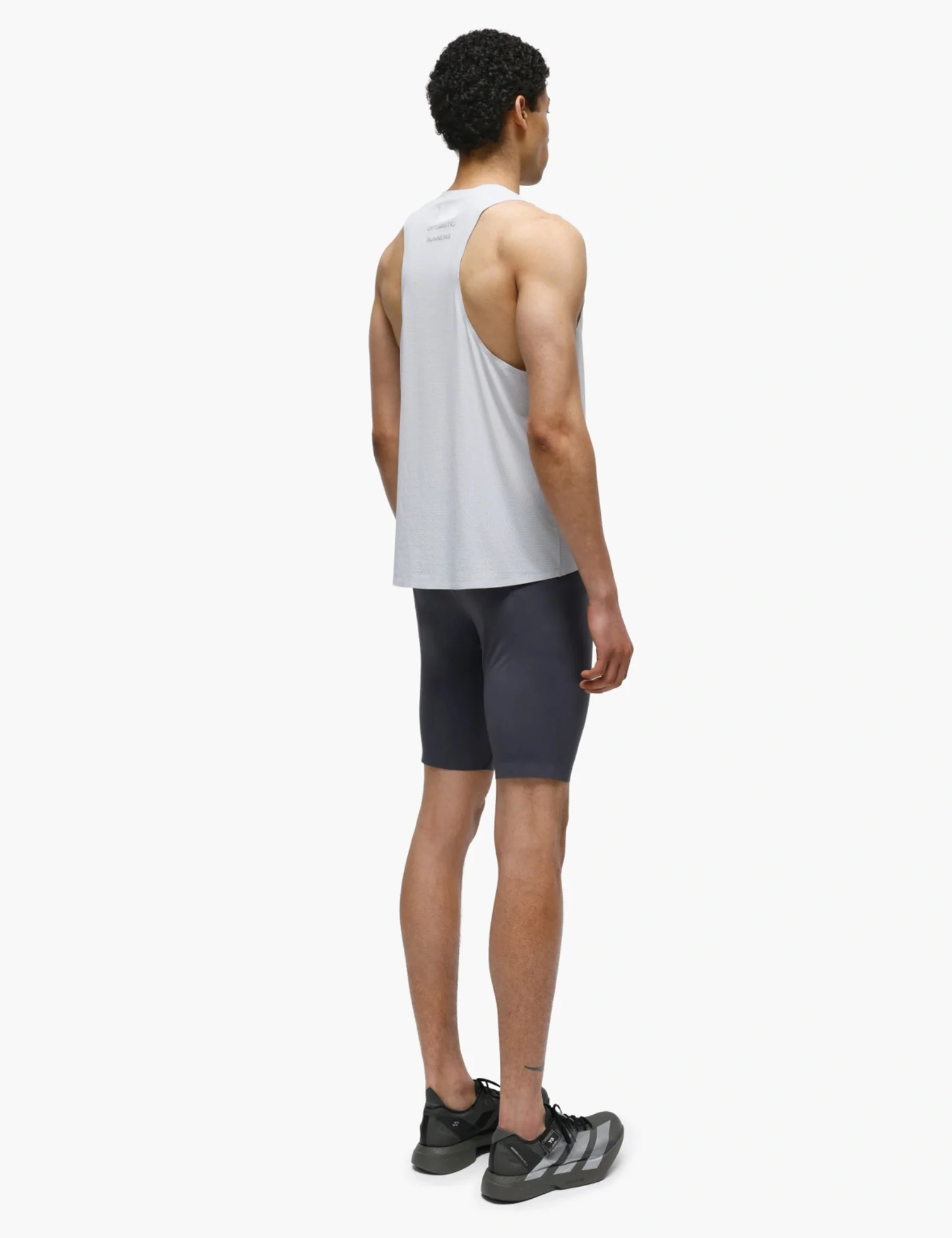 Optimistic Runners Race Singlet - Cool Grey - Image 3