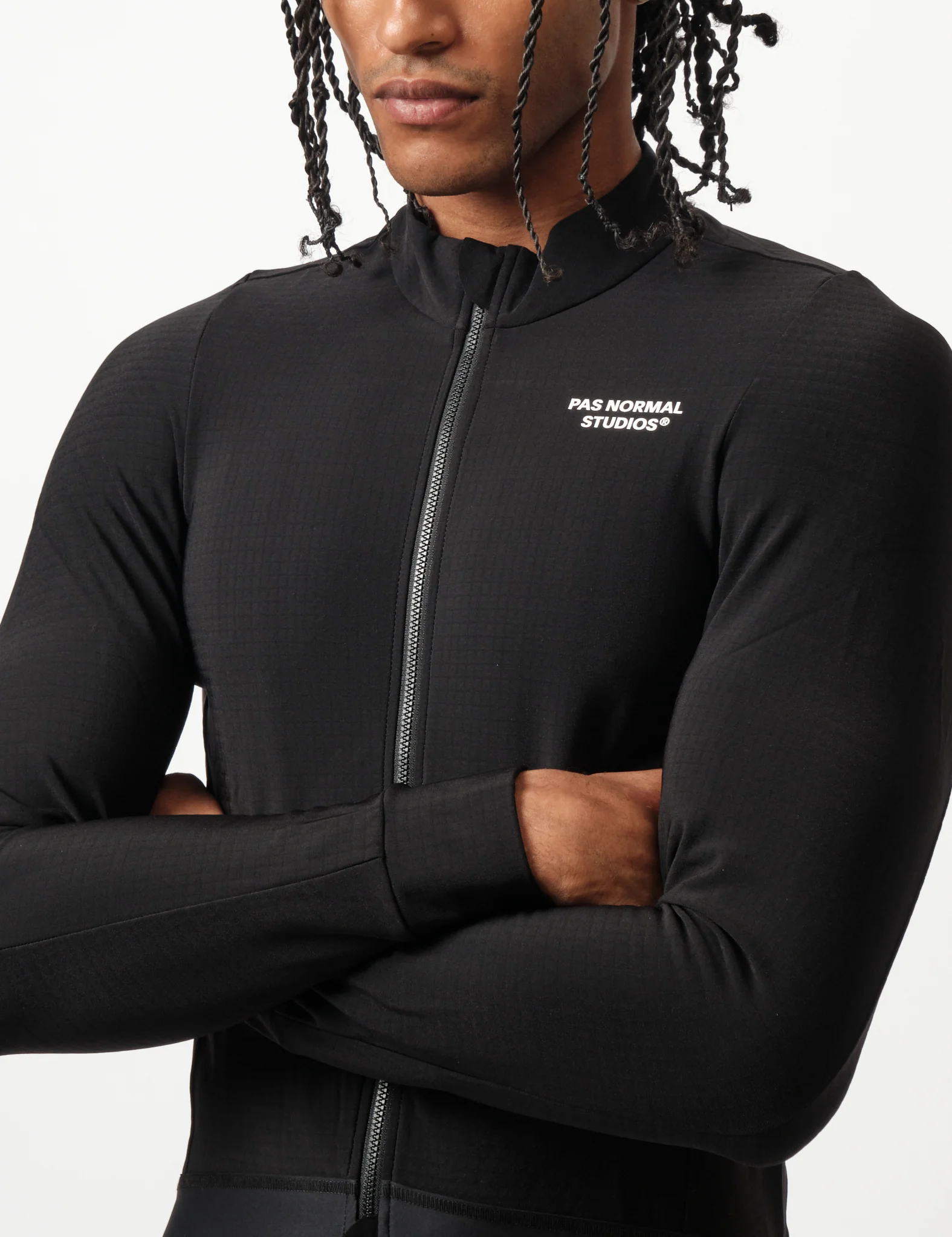 Pas Normal Studios Essential Long Sleeve Jersey - Black - Image 4