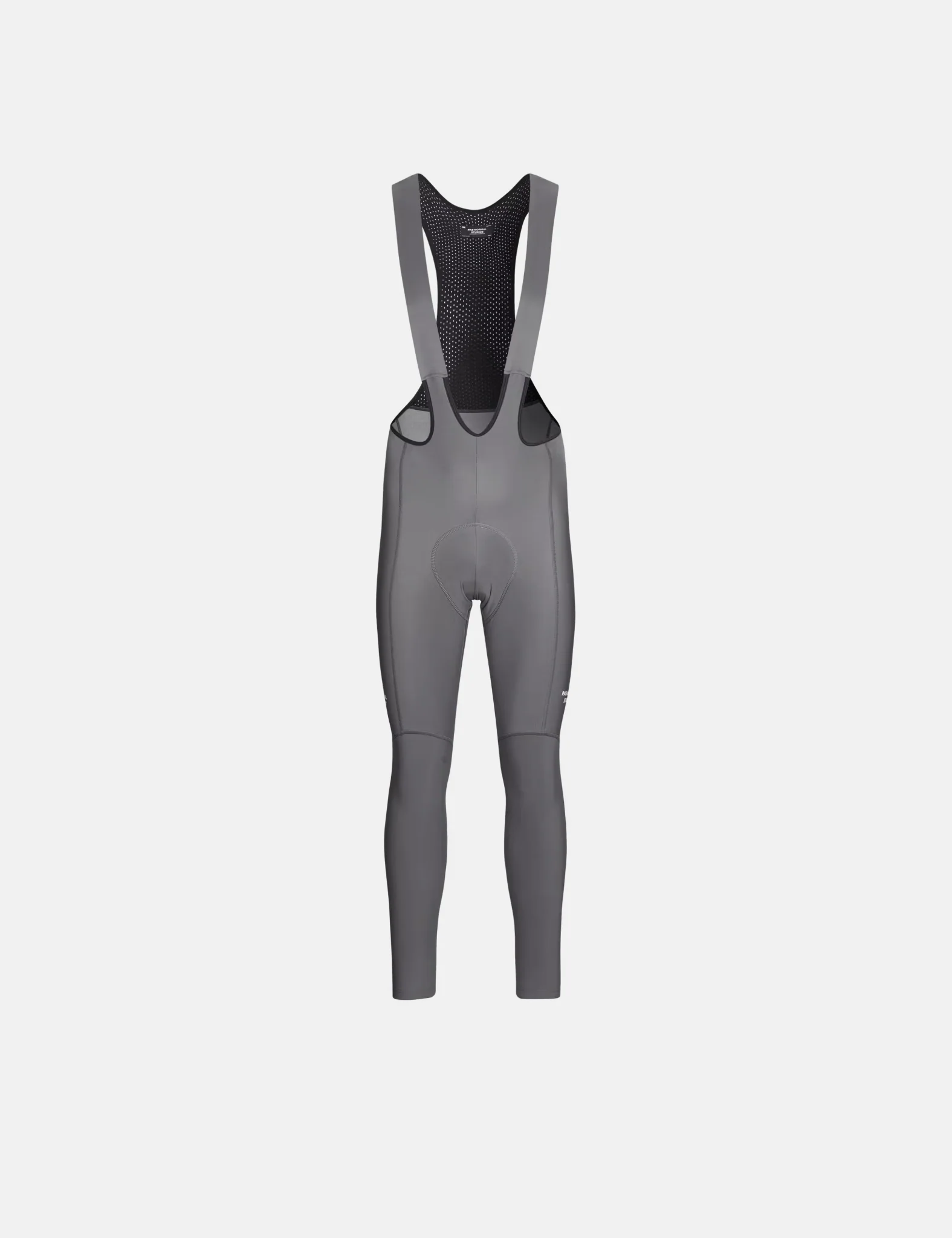 Pas Normal Studios Essential Thermal Long Bib Tights - Stone Grey - Image 4