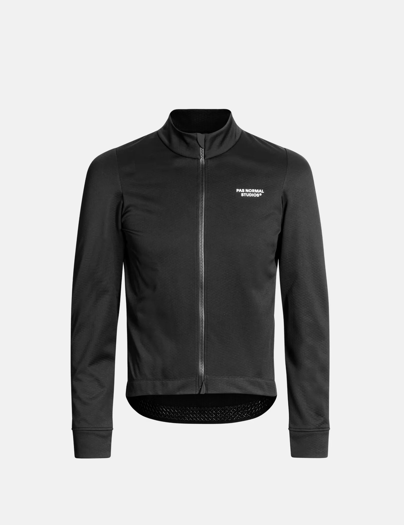 Pas Normal Studios Essential Thermal Long Sleeve Jersey - Black - Image 3
