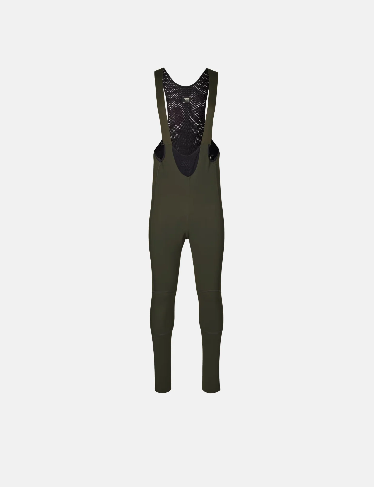 Pas Normal Studios Mechanism Deep Winter Long Bib Tights - Dark Olive Green - Image 4