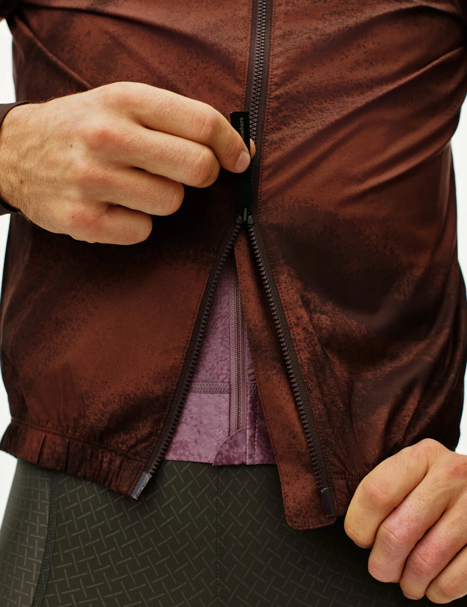 Pas Normal Studios Mechanism Stow Away Jacket - AOP Light Brown - Image 3