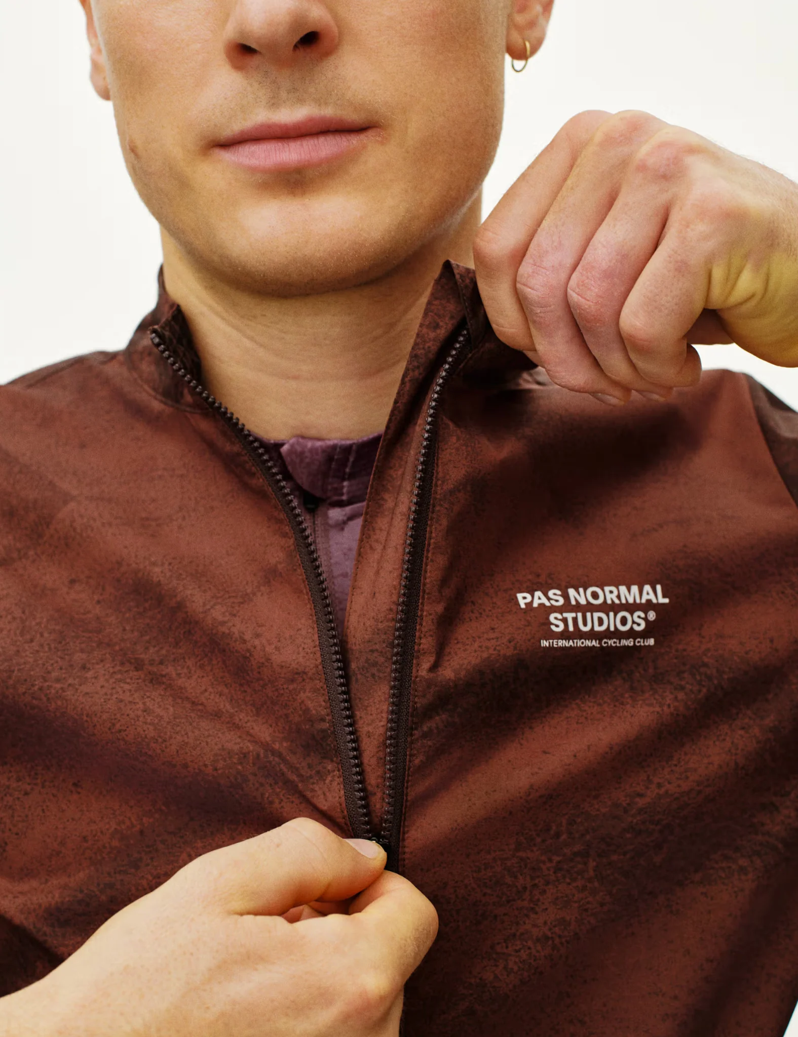 Pas Normal Studios Mechanism Stow Away Jacket - AOP Light Brown - Image 6