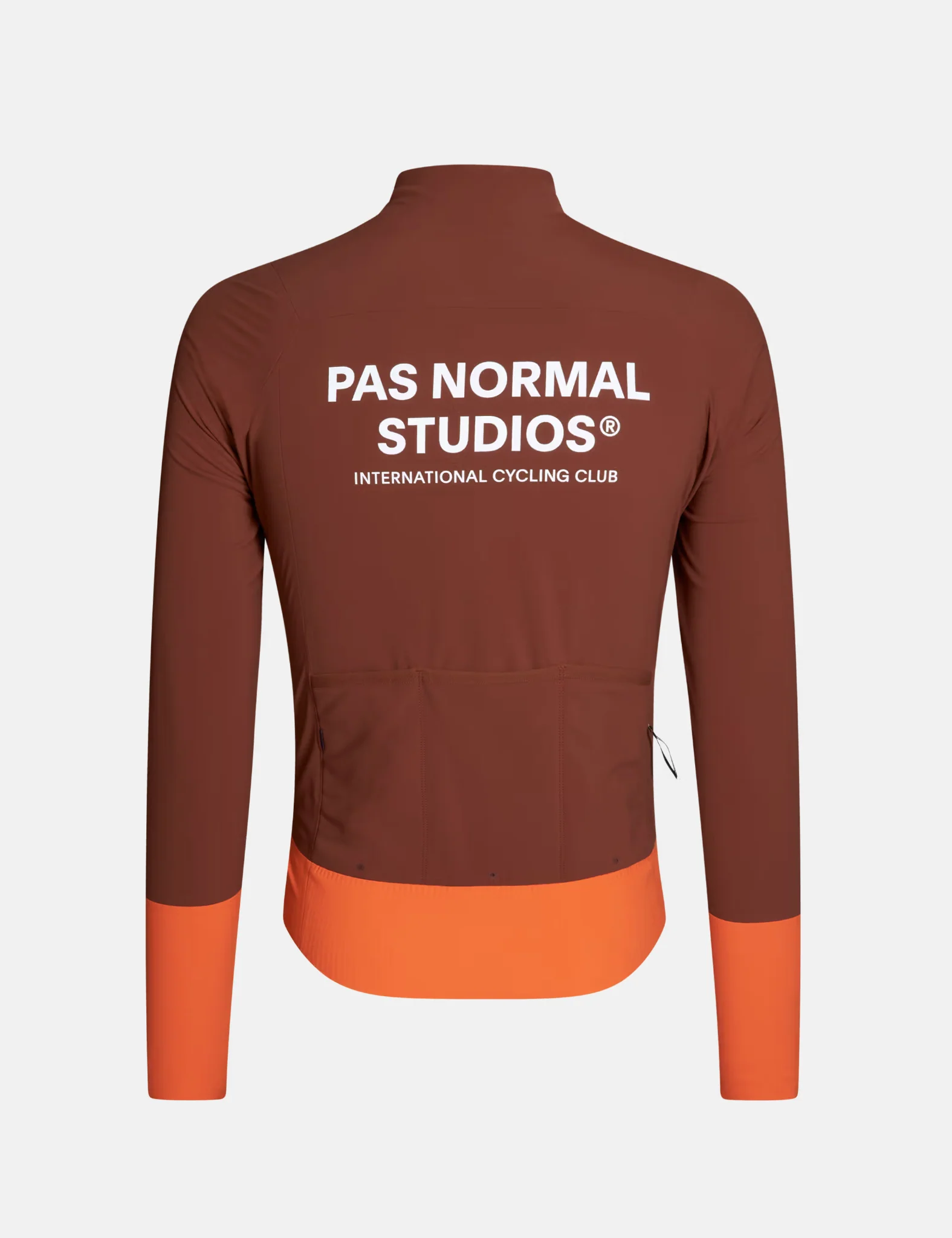 Pas Normal Studios Mechanism Thermal Jacket - Mahogany/Dark Orange - Image 4