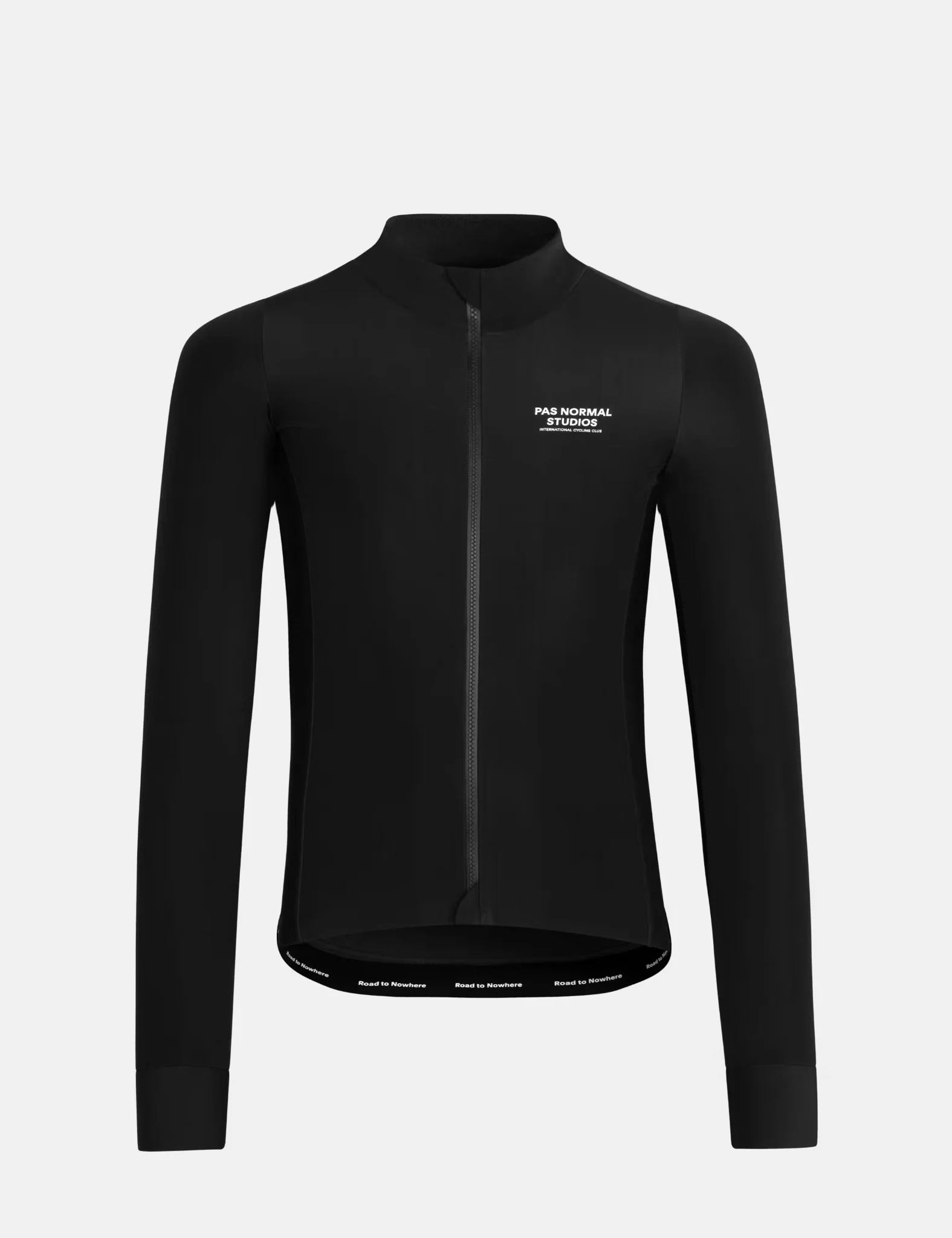 Pas Normal Studios Mechanism Thermal Long Sleeve Jersey - Black - Image 2