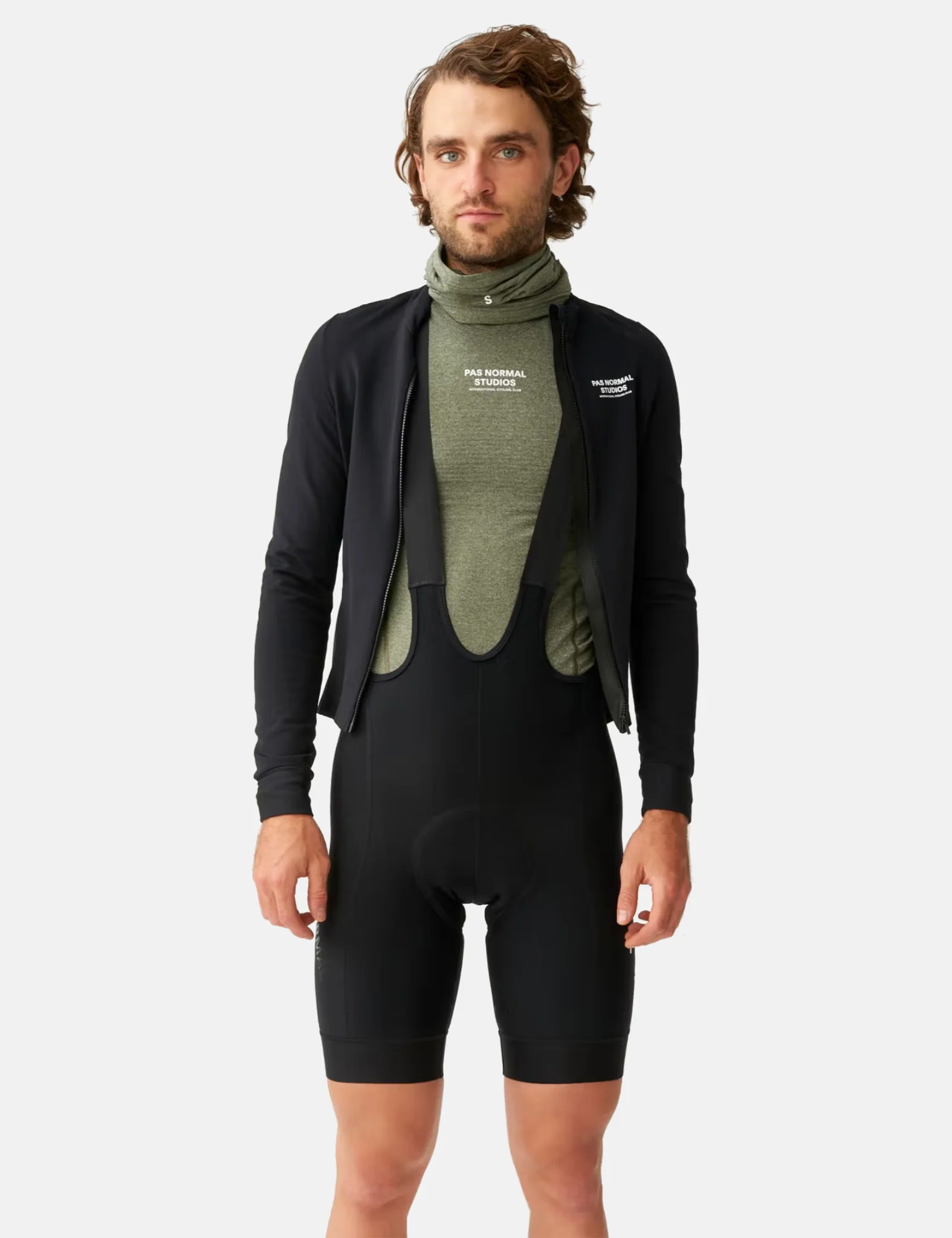 Pas Normal Studios Mechanism Thermal Long Sleeve Jersey - Black - Image 3