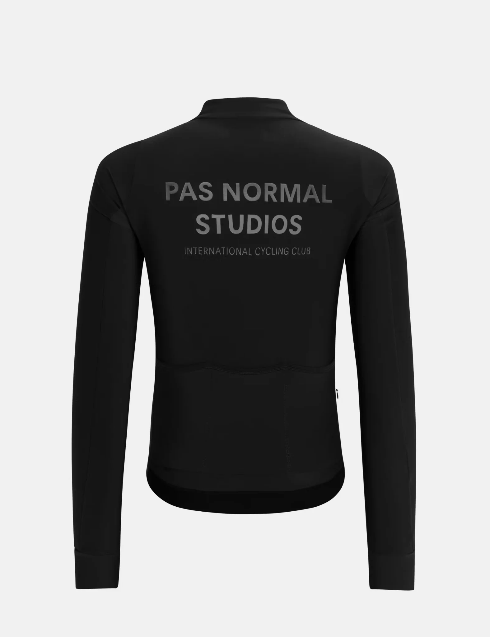 Pas Normal Studios Mechanism Thermal Long Sleeve Jersey - Black - Image 4