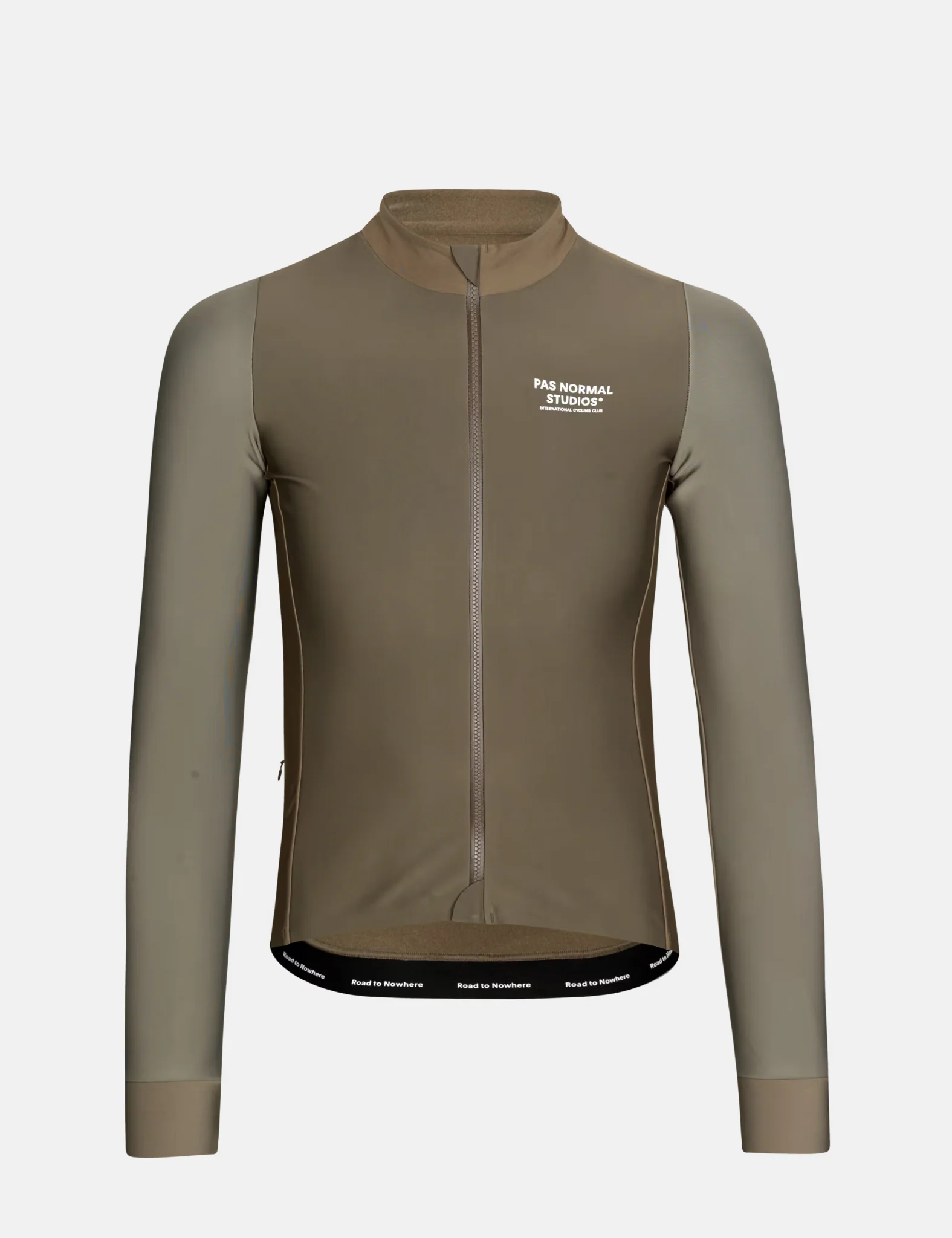 Pas Normal Studios Mechanism Thermal Long Sleeve Jersey - Earth/Dark Stone