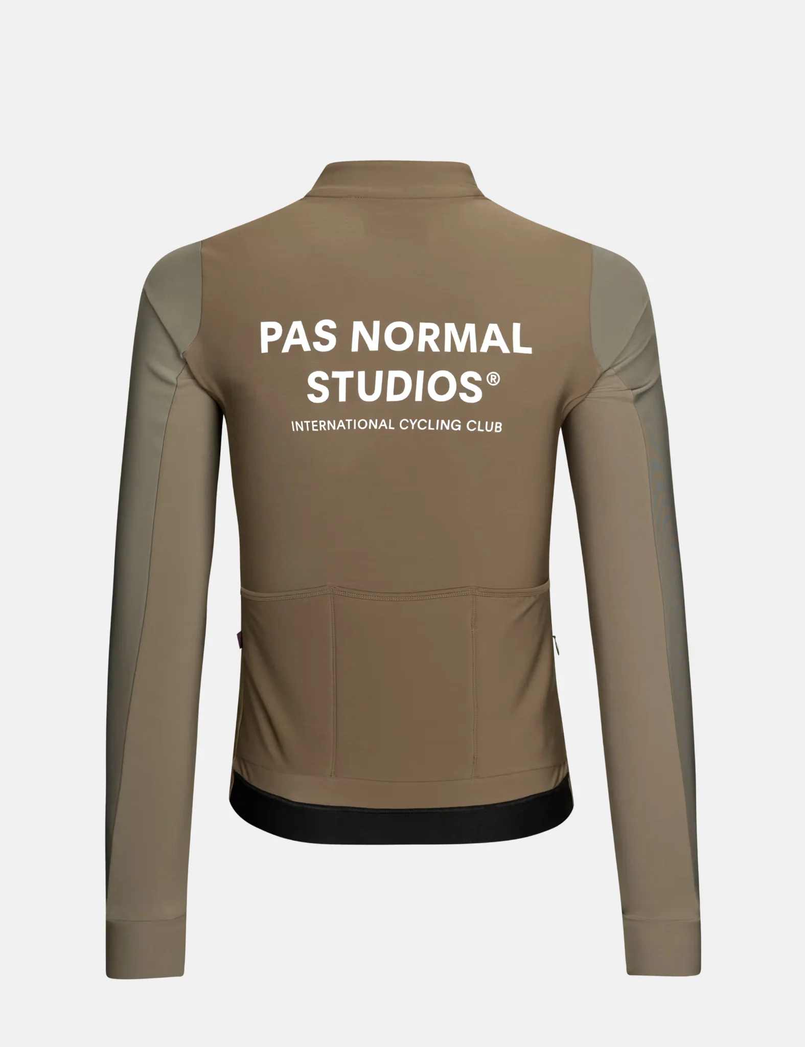 Pas Normal Studios Mechanism Thermal Long Sleeve Jersey - Earth/Dark Stone - Image 4