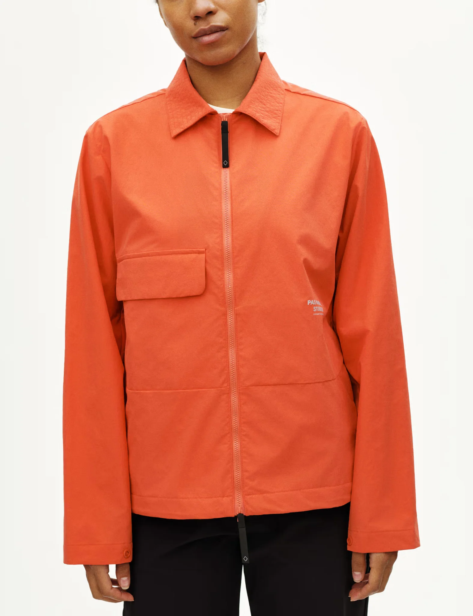 Pas Normal Studios Off-Race Utility Jacket - Hibiscus Orange - Image 8