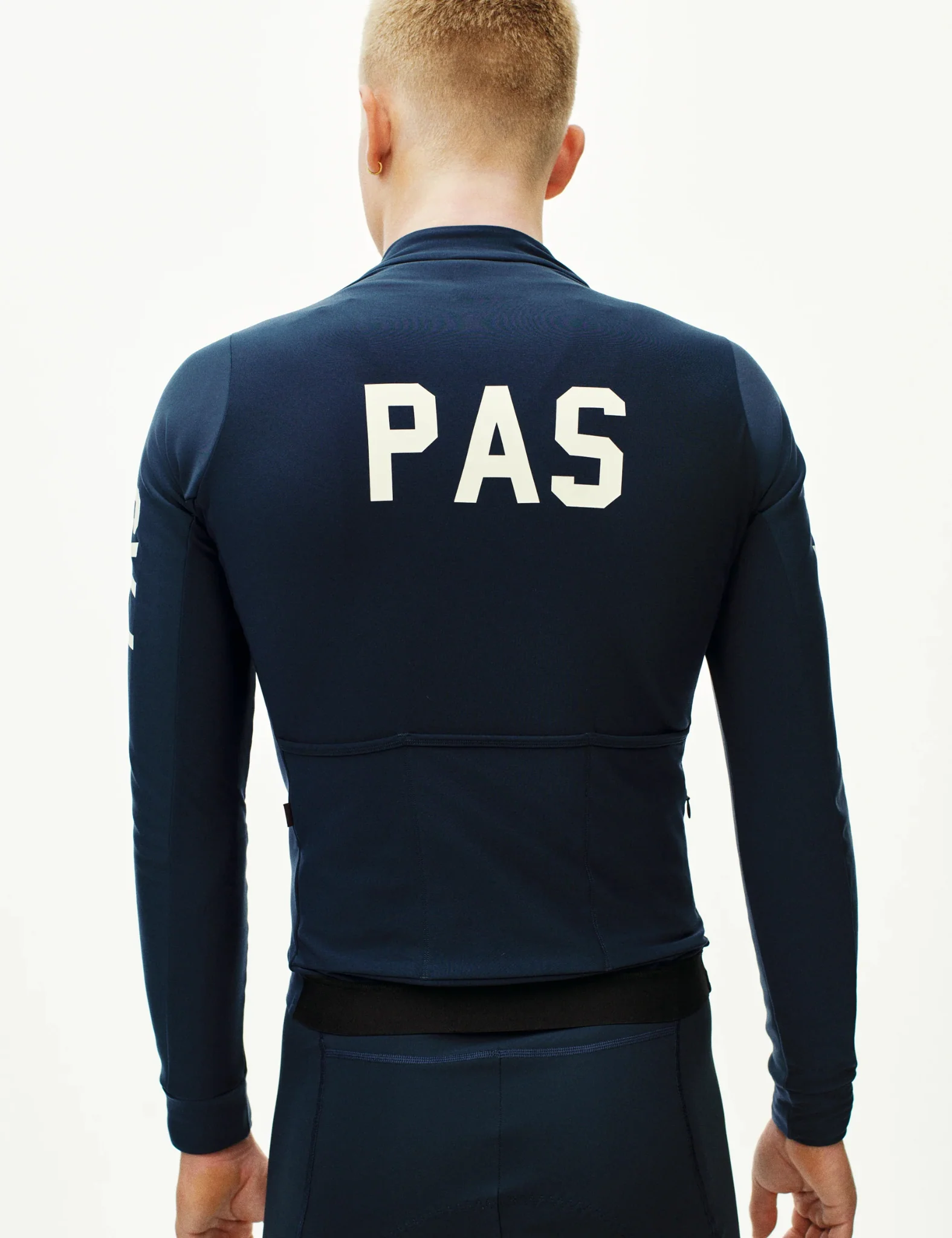 Pas Normal Studios PAS Mechanism Thermal Long Sleeve Jersey - Navy Blue - Image 6