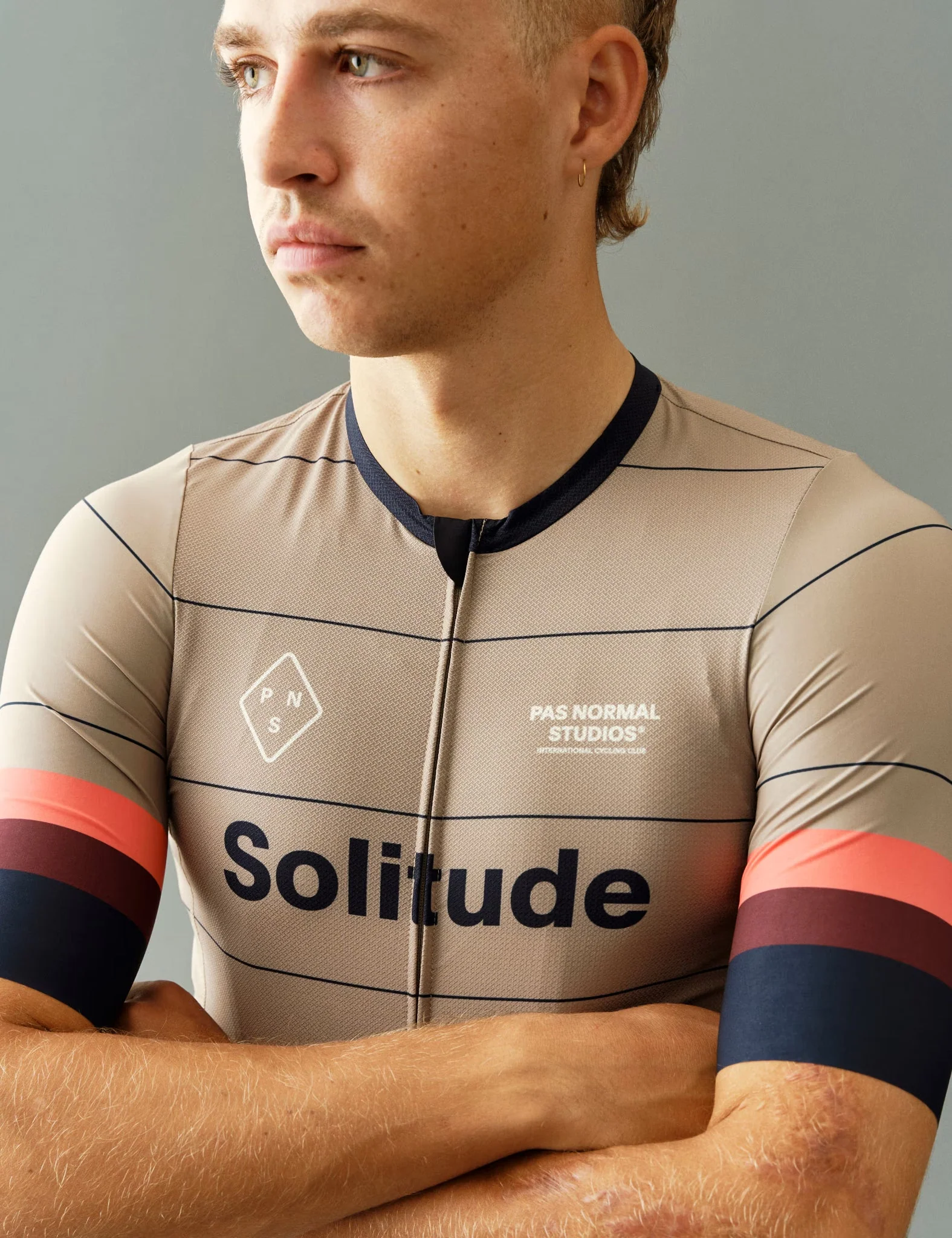 Pas Normal Studios Solitude Late Drop Jersey - Beige - Image 2