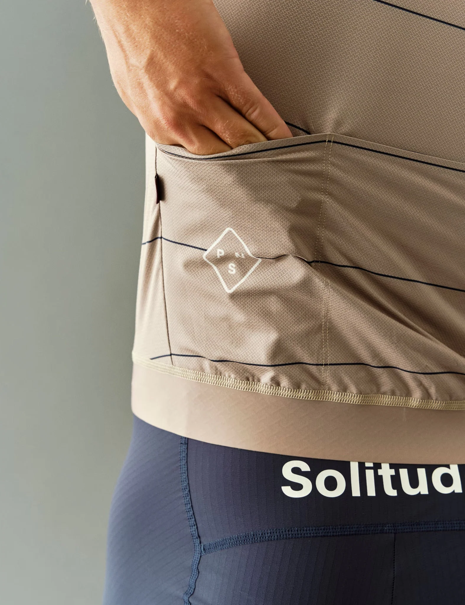 Pas Normal Studios Solitude Late Drop Jersey - Beige - Image 6