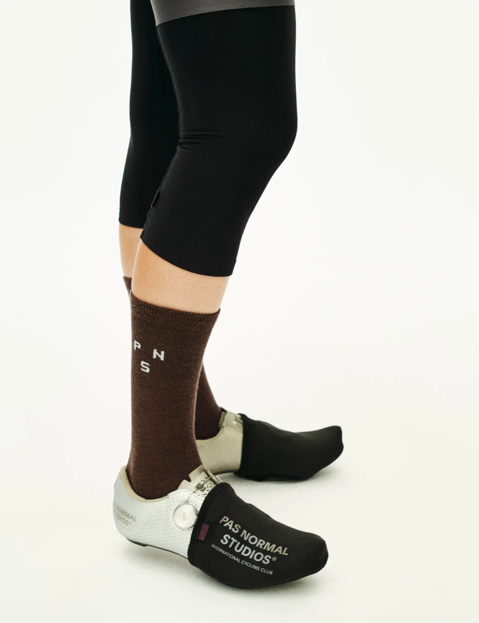 Pas Normal Studios Thermal Wool Socks - Light Brown - Image 2