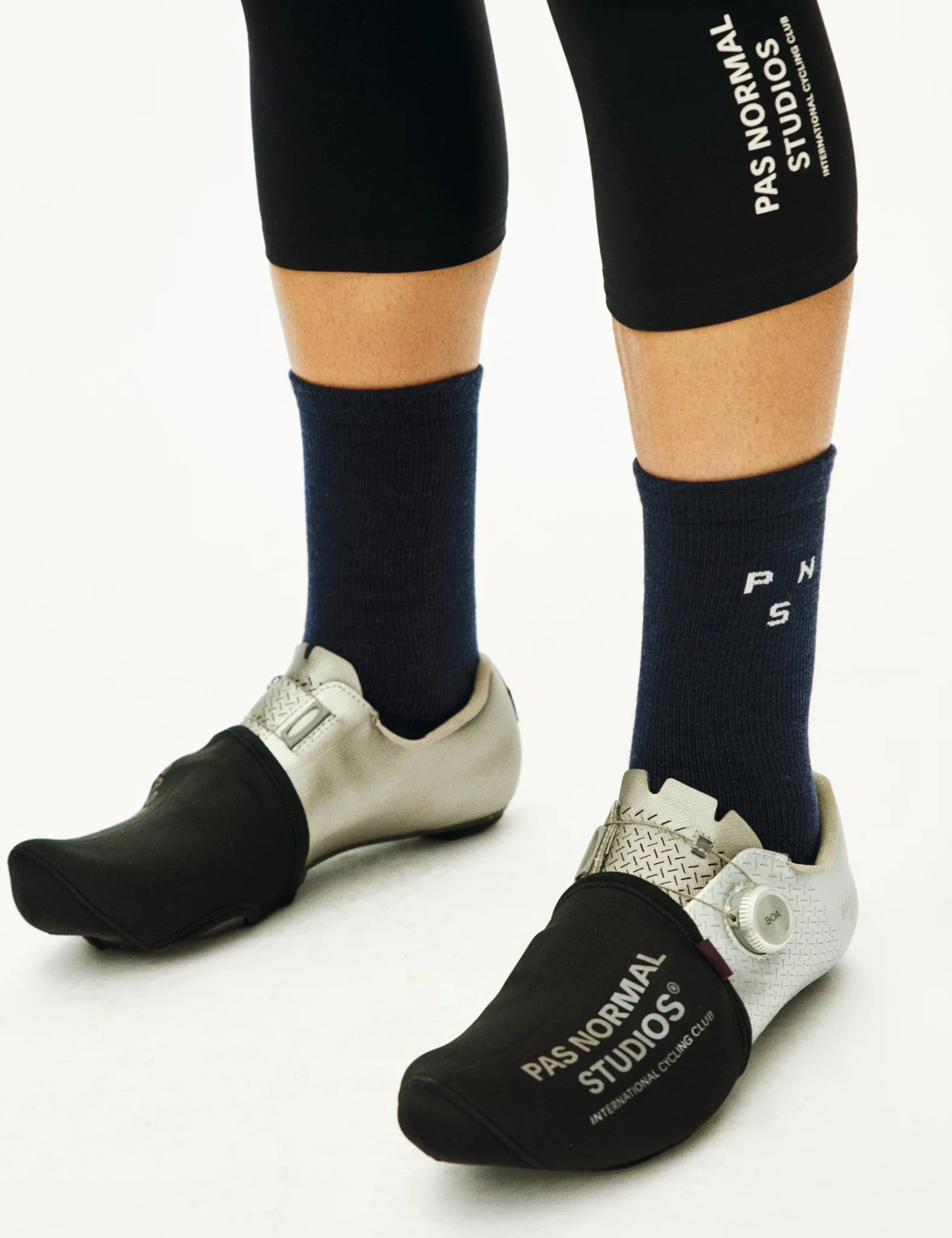 Pas Normal Studios Thermal Wool Socks - Navy Blue - Image 2