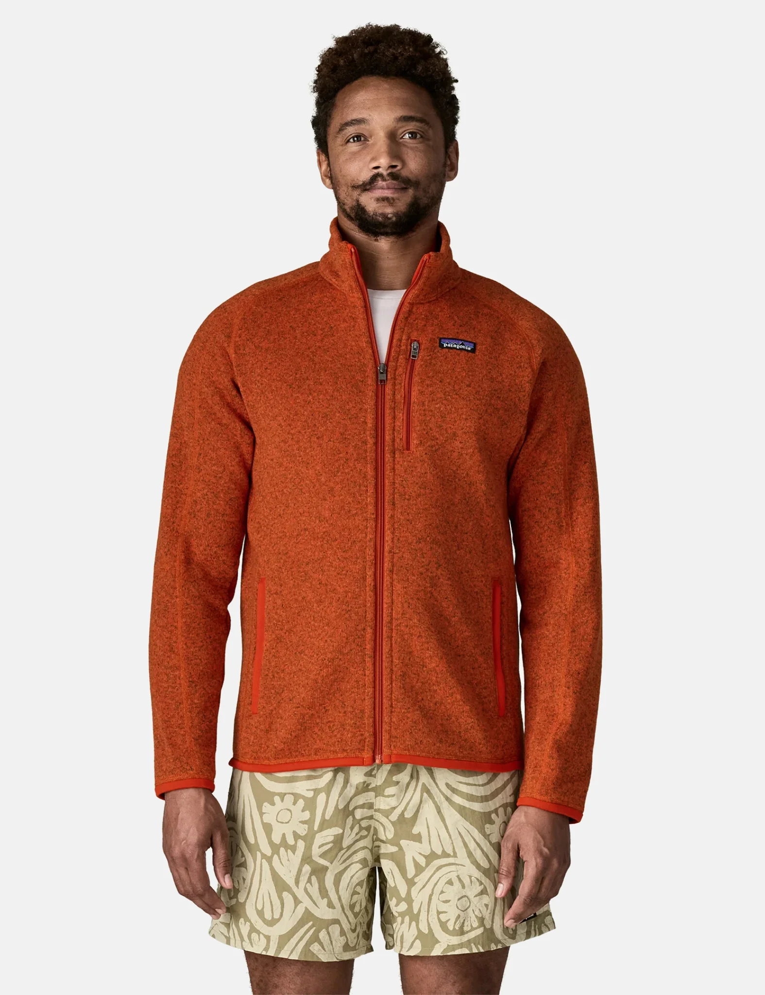 Patagonia Better Sweater Jacket - Coal Orange - Image 3