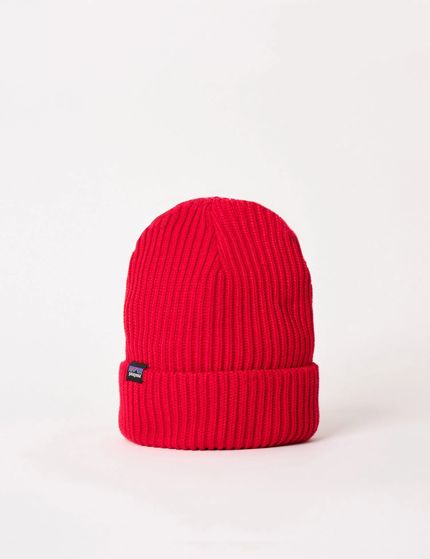 Patagonia Fishermans Rolled Beanie Hat - Touring Red - Image 2