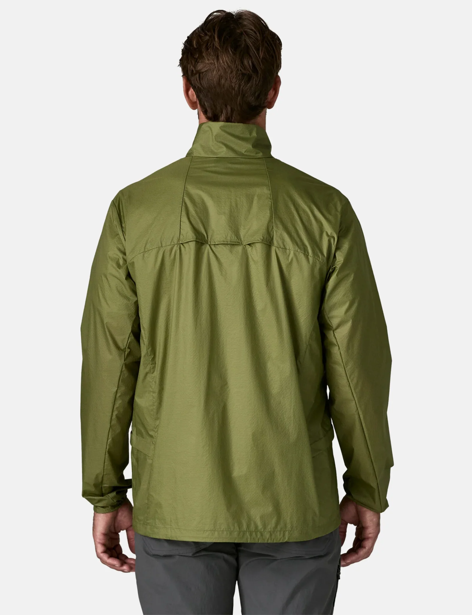 Patagonia Houdini Stash 1/2 Zip Pullover Jacket - Caper Green - Image 3