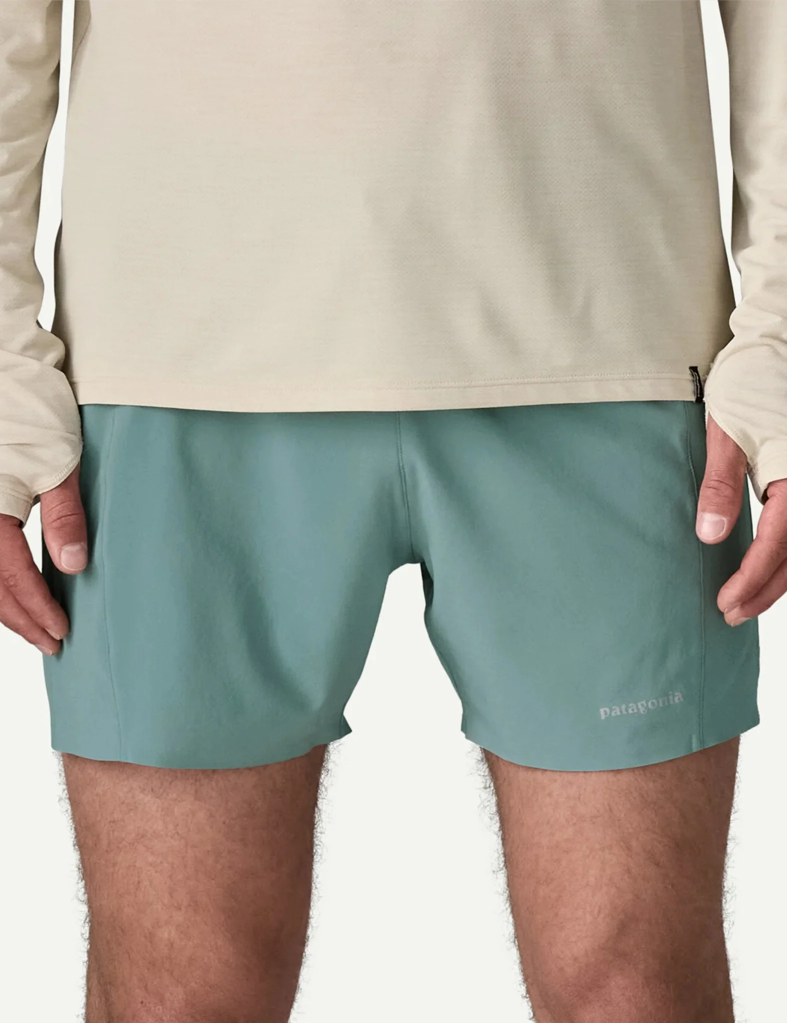 Patagonia Strider Pro Shorts (5 inch) - Blue Sage - Image 4