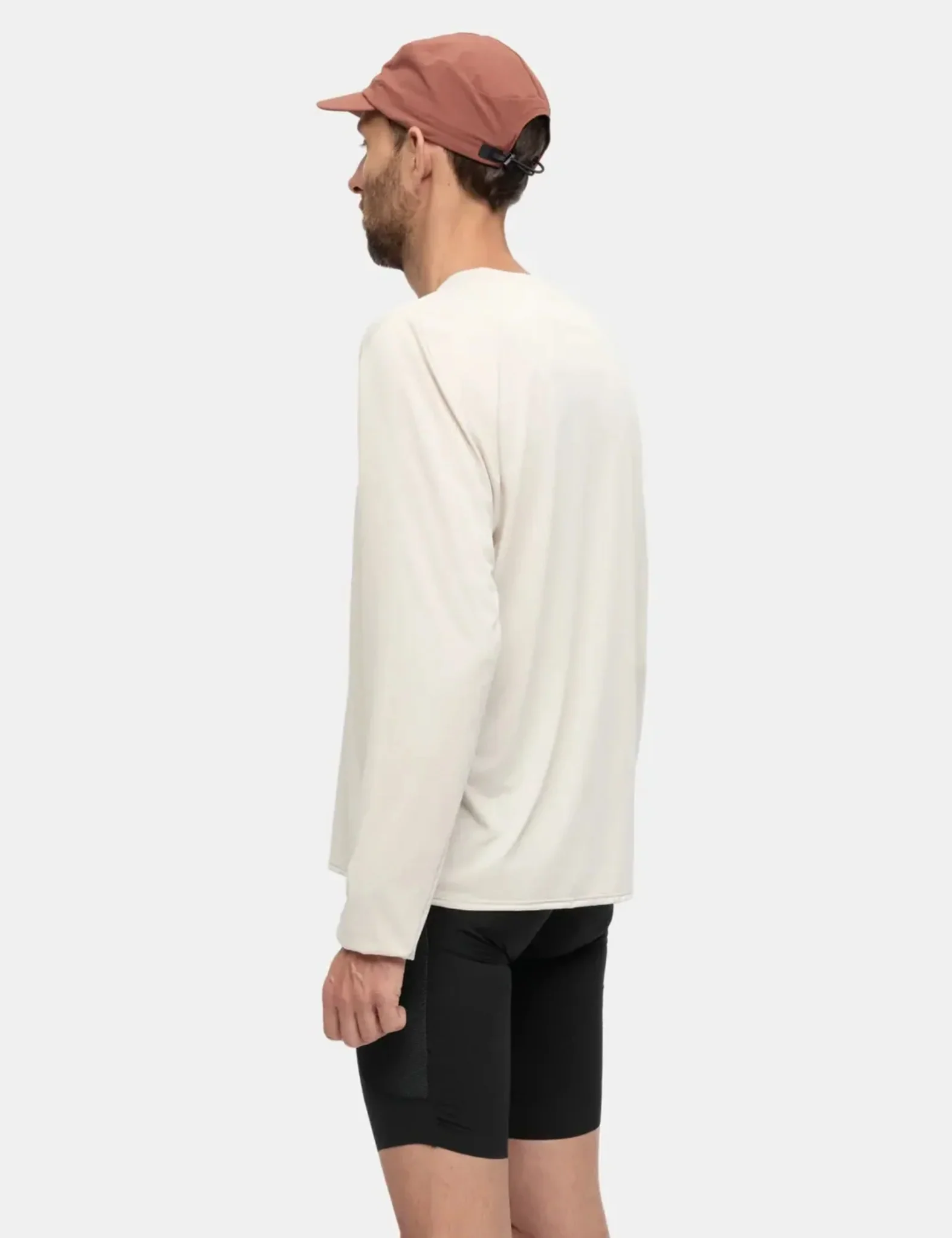Portal Lateral Peak Long Sleeve T-Shirt - Bone White - Image 4