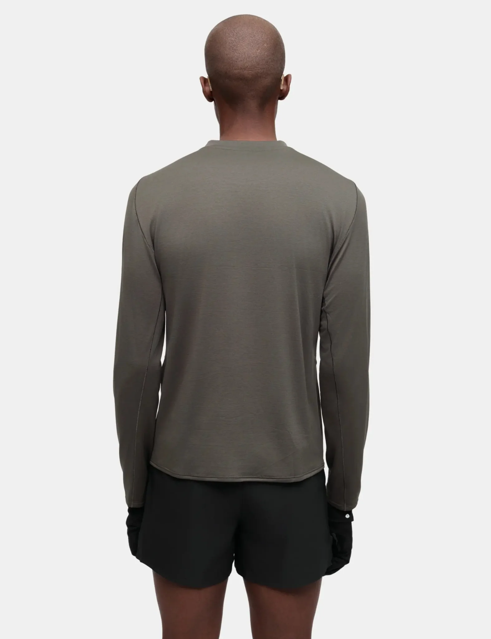 Portal Lateral Peak Long Sleeve T-Shirt - Dark Olive - Image 5
