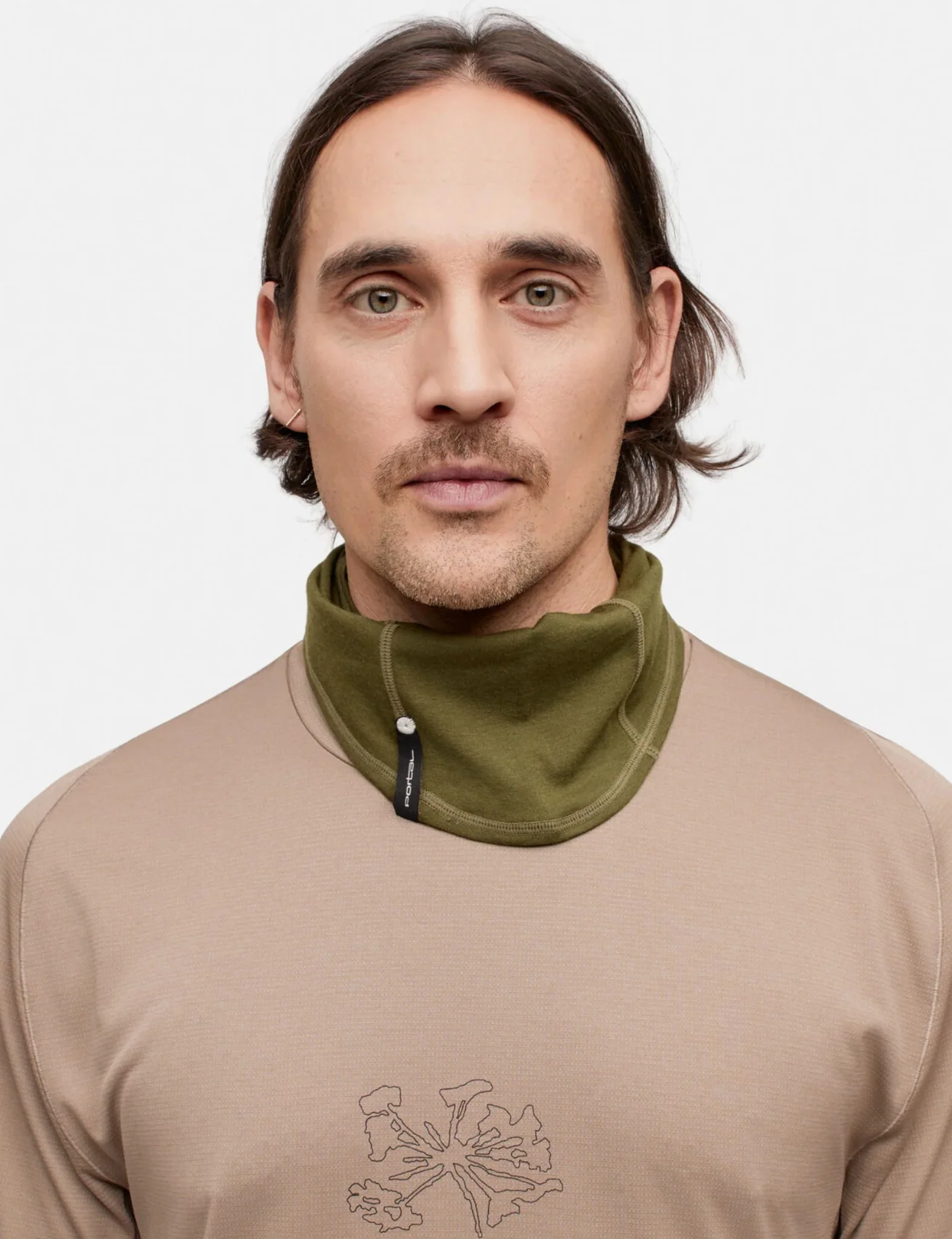 Portal Lateral Peak T-Shirt - Desert Taupe - Image 2