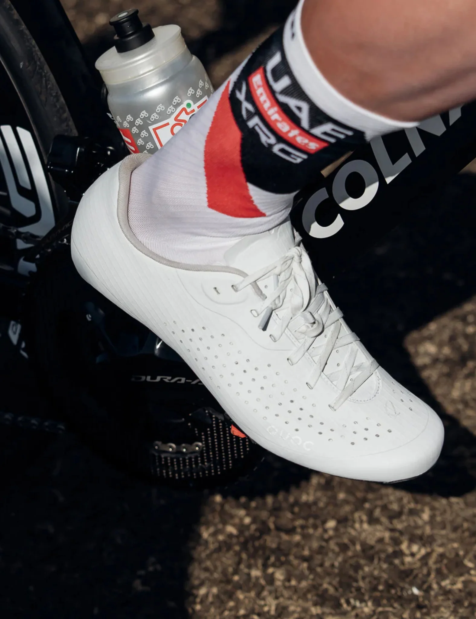 QUOC M Pro Lace Cycling Shoes - White - Image 5