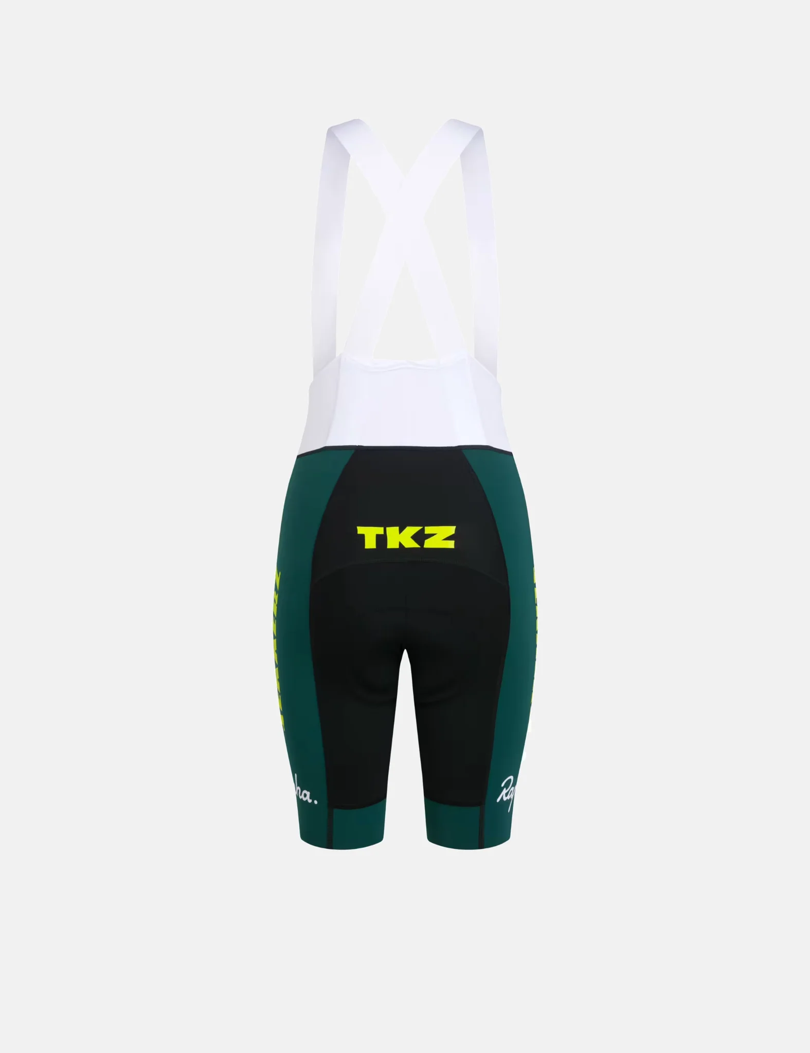 Rapha Tekkerz Women's Pro Team Bib Shorts III - Green/Black - Image 2
