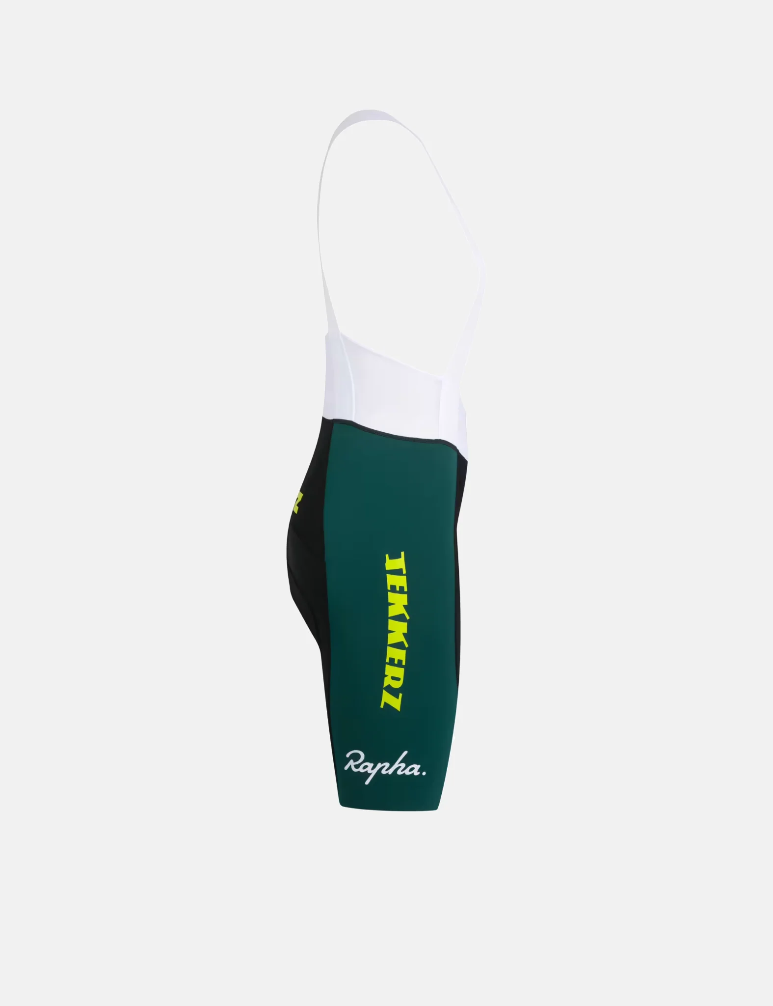 Rapha Tekkerz Women's Pro Team Bib Shorts III - Green/Black - Image 4