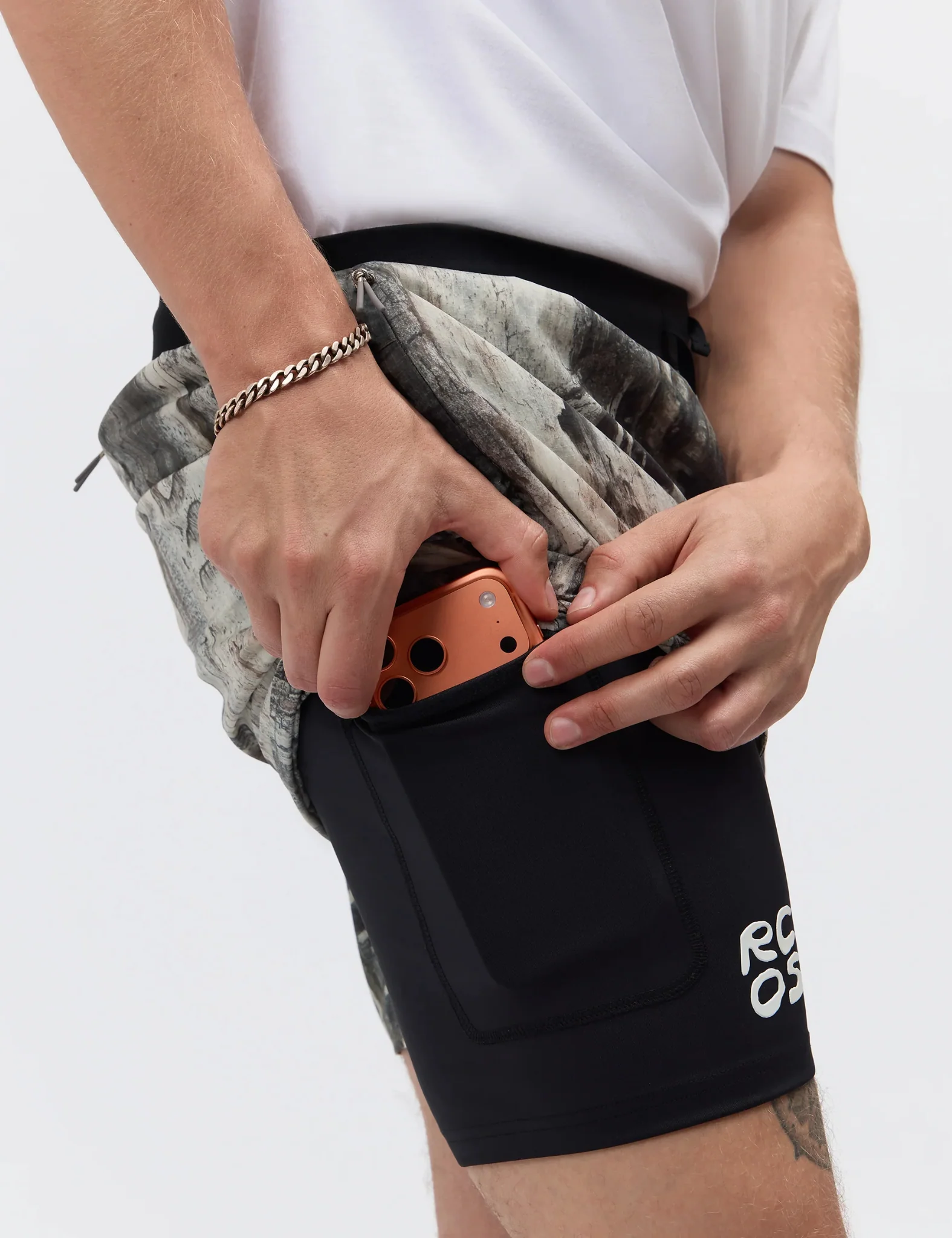 RCOS Griffith Running Shorts -  Tree Bark - Image 4