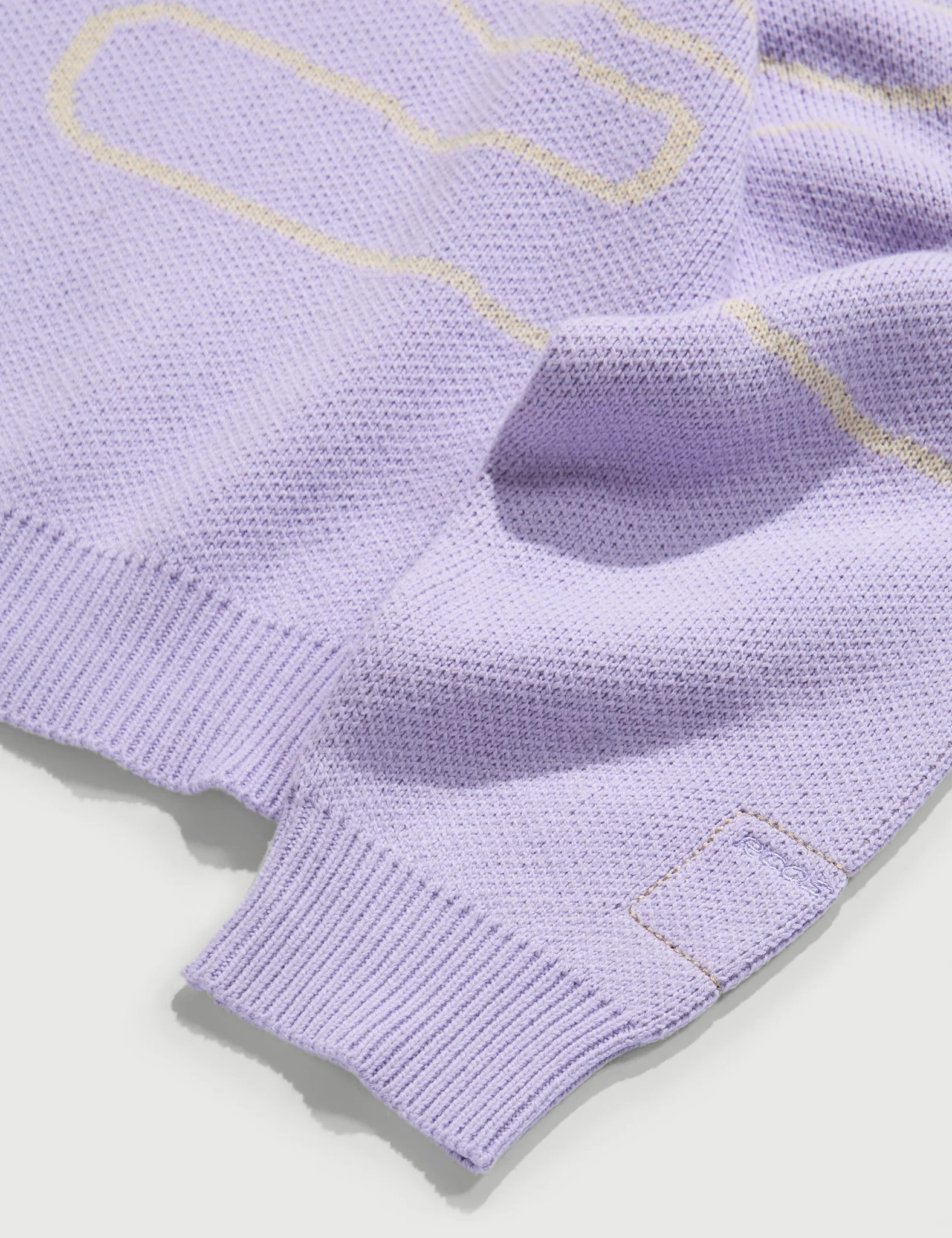 RCOS Stack Logo Knit Sweater -  Lavender/Stone - Image 3