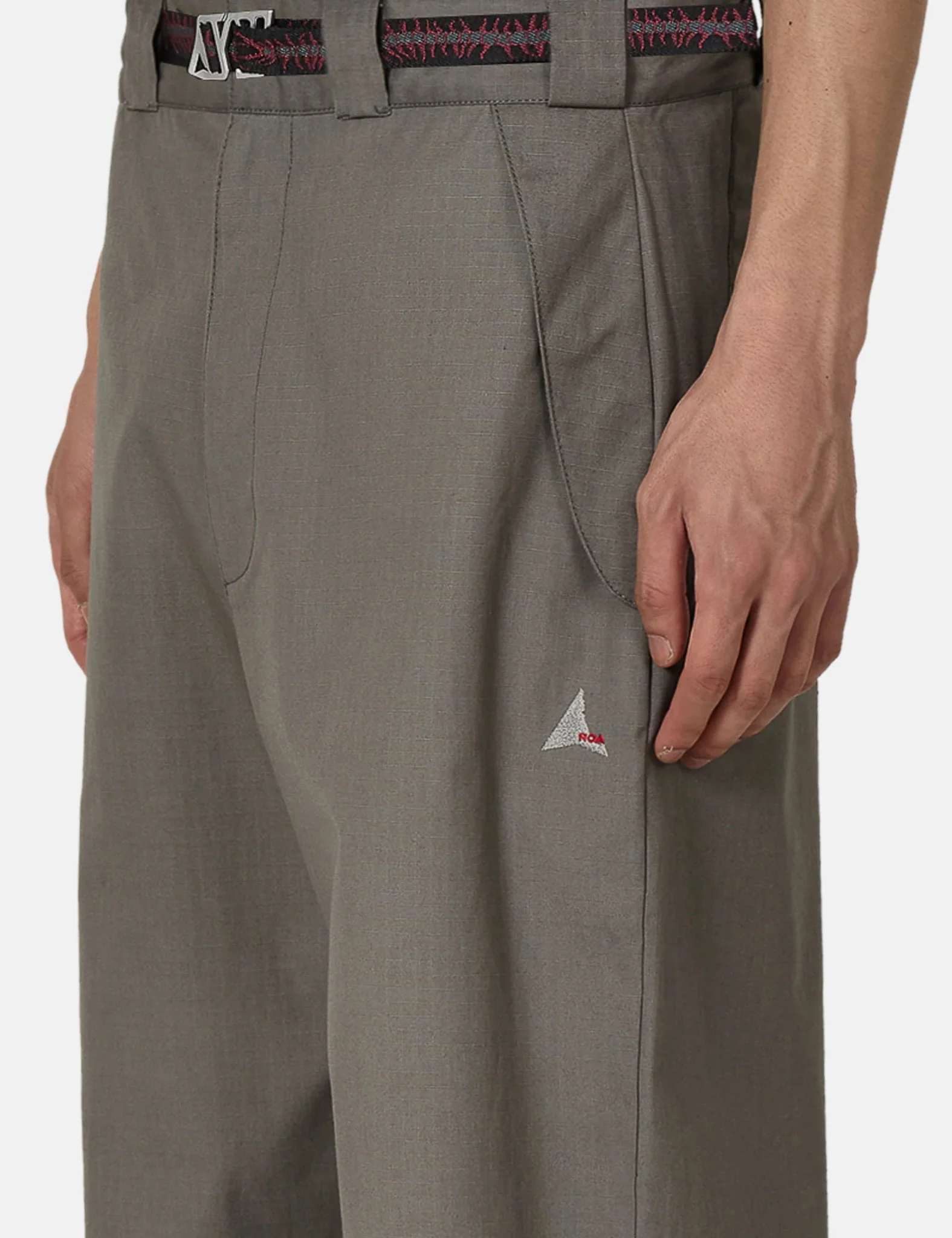 ROA Centipede Buckle Chino Pant - Grey - Image 2