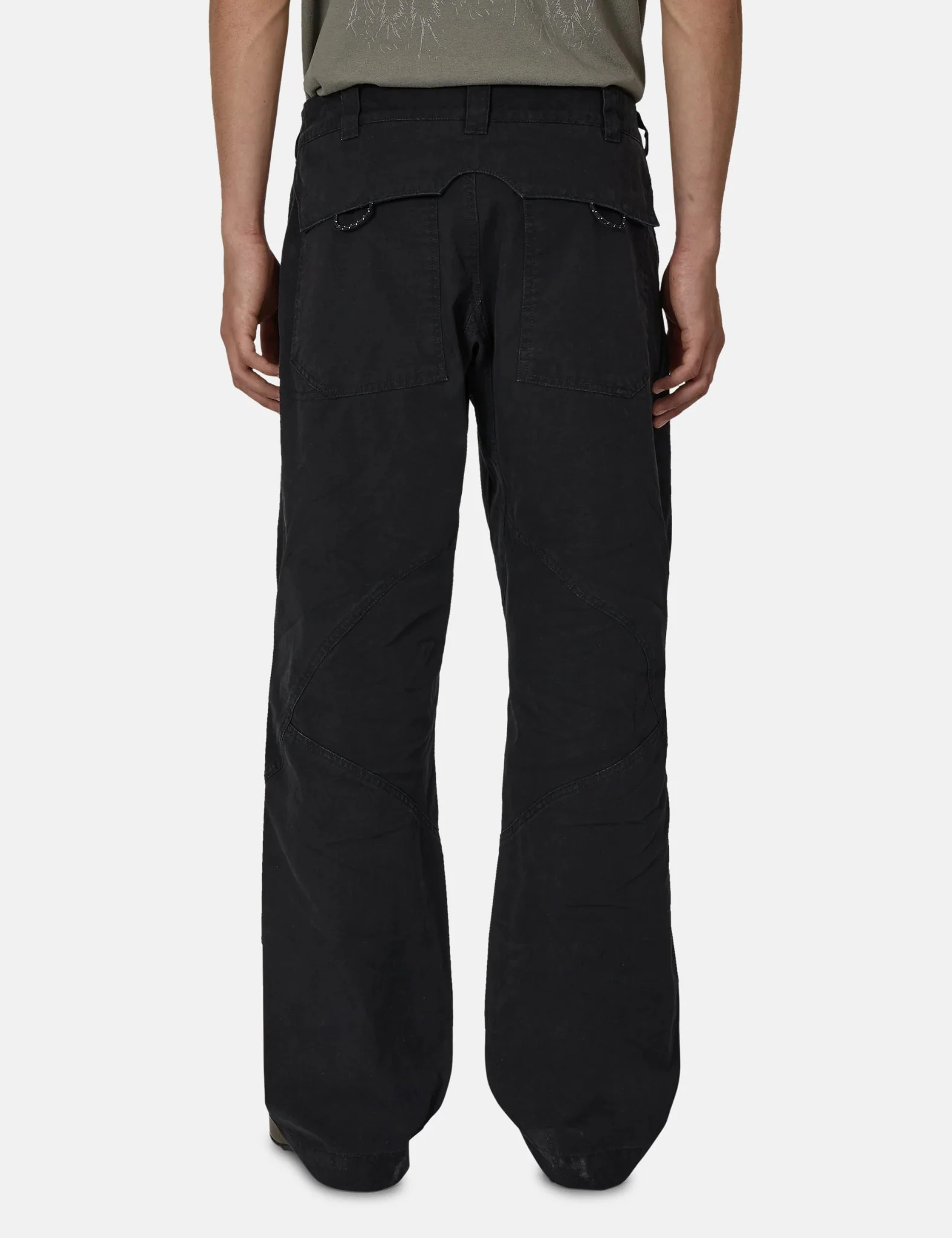 ROA Crimp Shaped Cotton Pants - Anthracite Black - Image 4