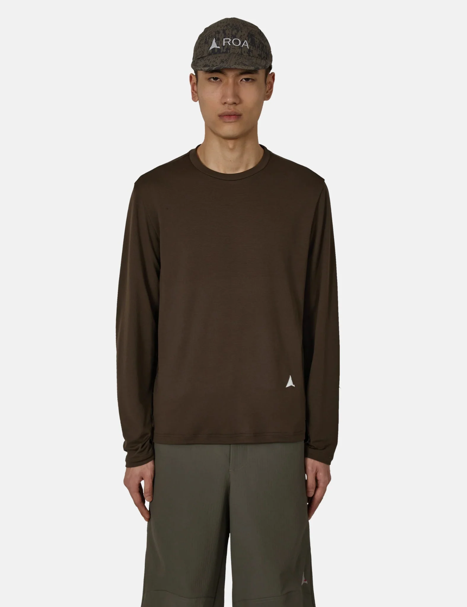 ROA Fireflies Base Layer Fast Dry Long Sleeve - Brown