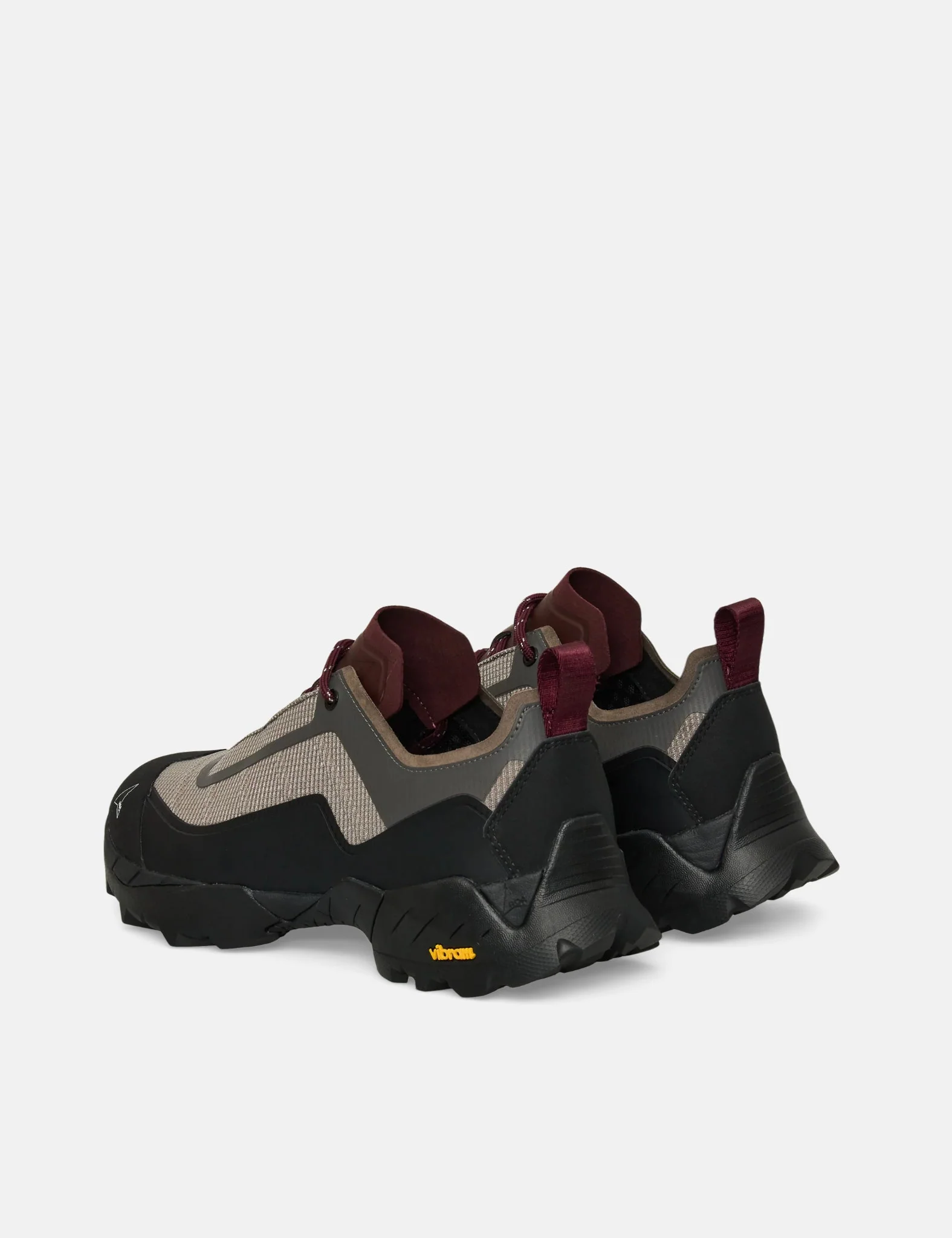 ROA Katharina Light Trainers - Taupe/Burgundy - Image 4