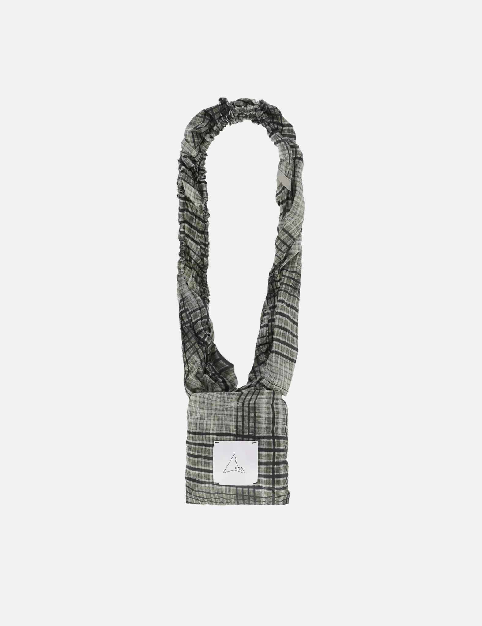 ROA LAKI Packable Knot Bag - Black/Green - Image 4