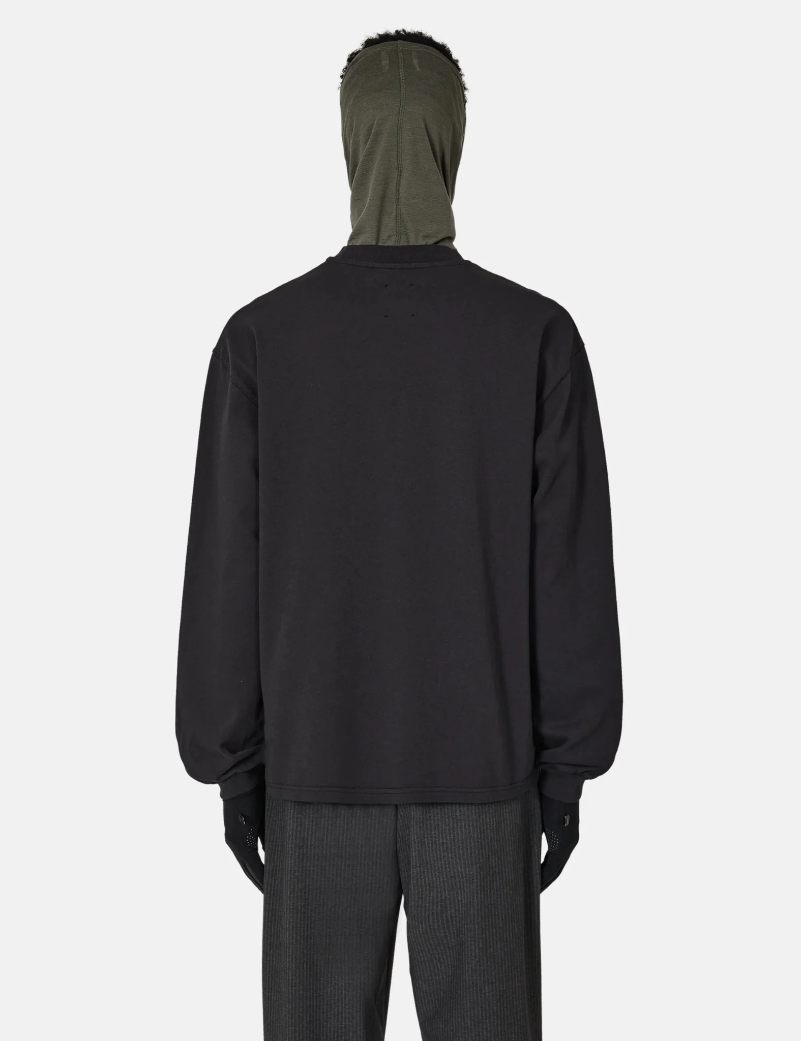 ROA Logo Long Sleeve Jersey - Washed Black - Image 4