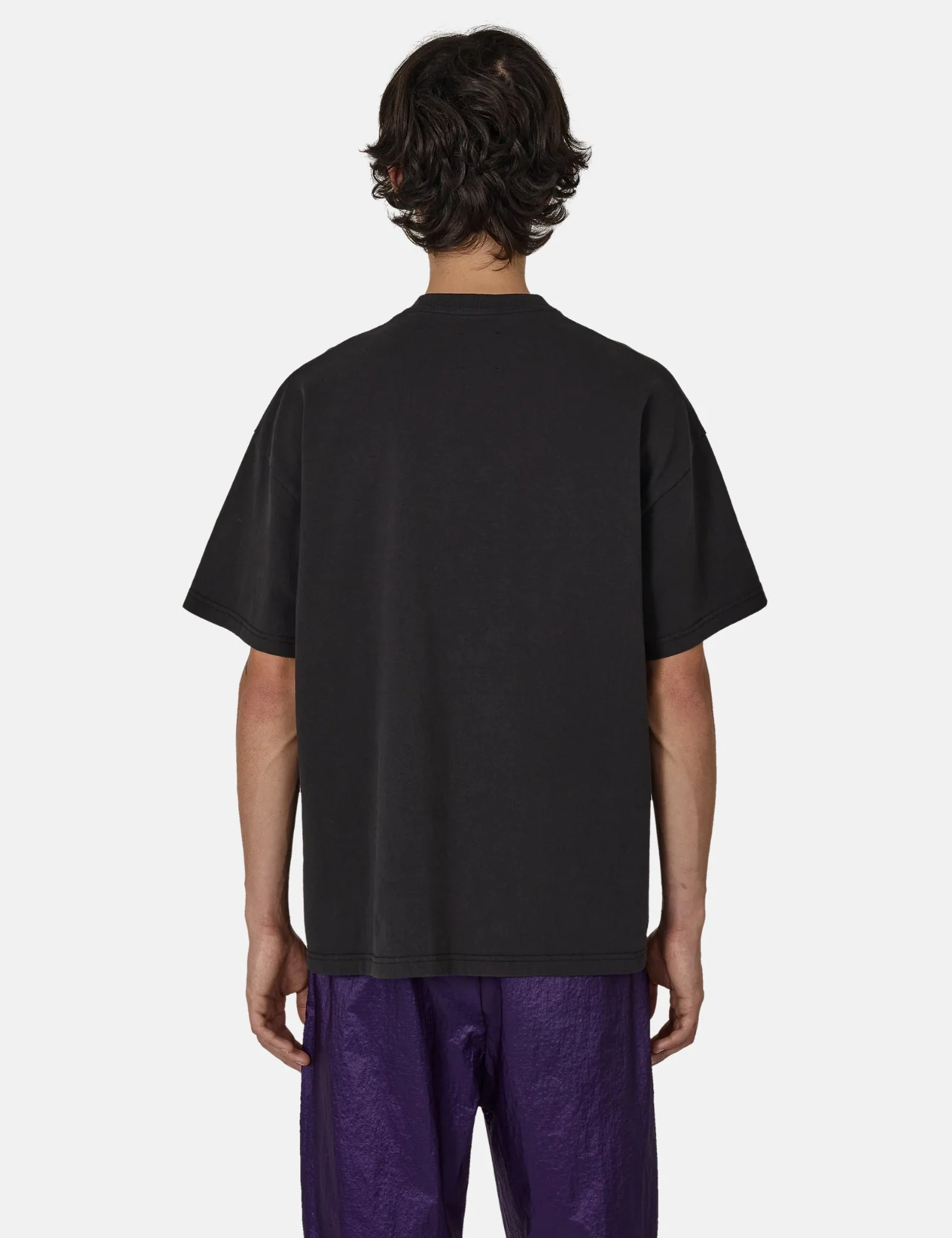 ROA Logo T Shirt - Washed Black - Image 4