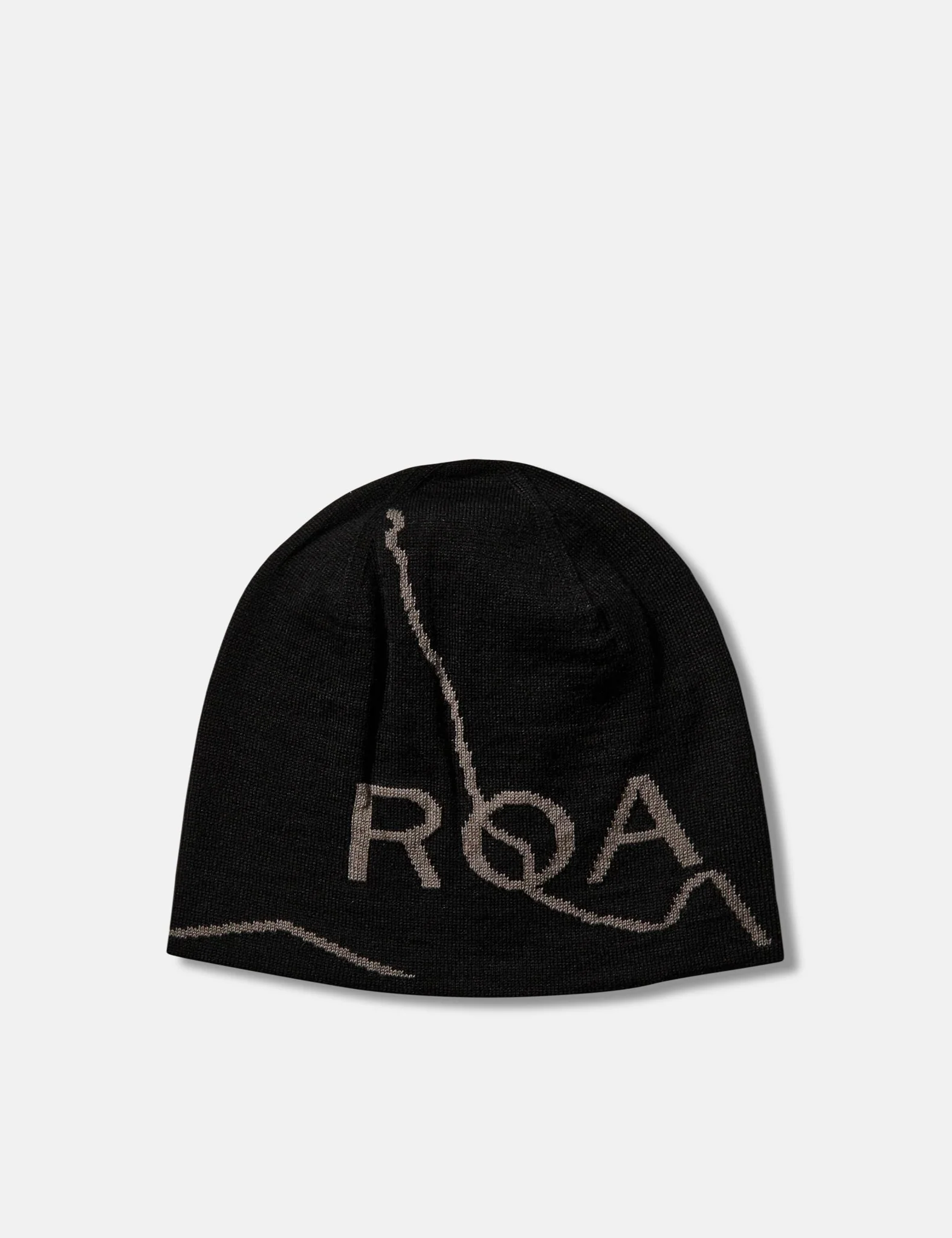 ROA Logo Wool Beanie Hat - Black