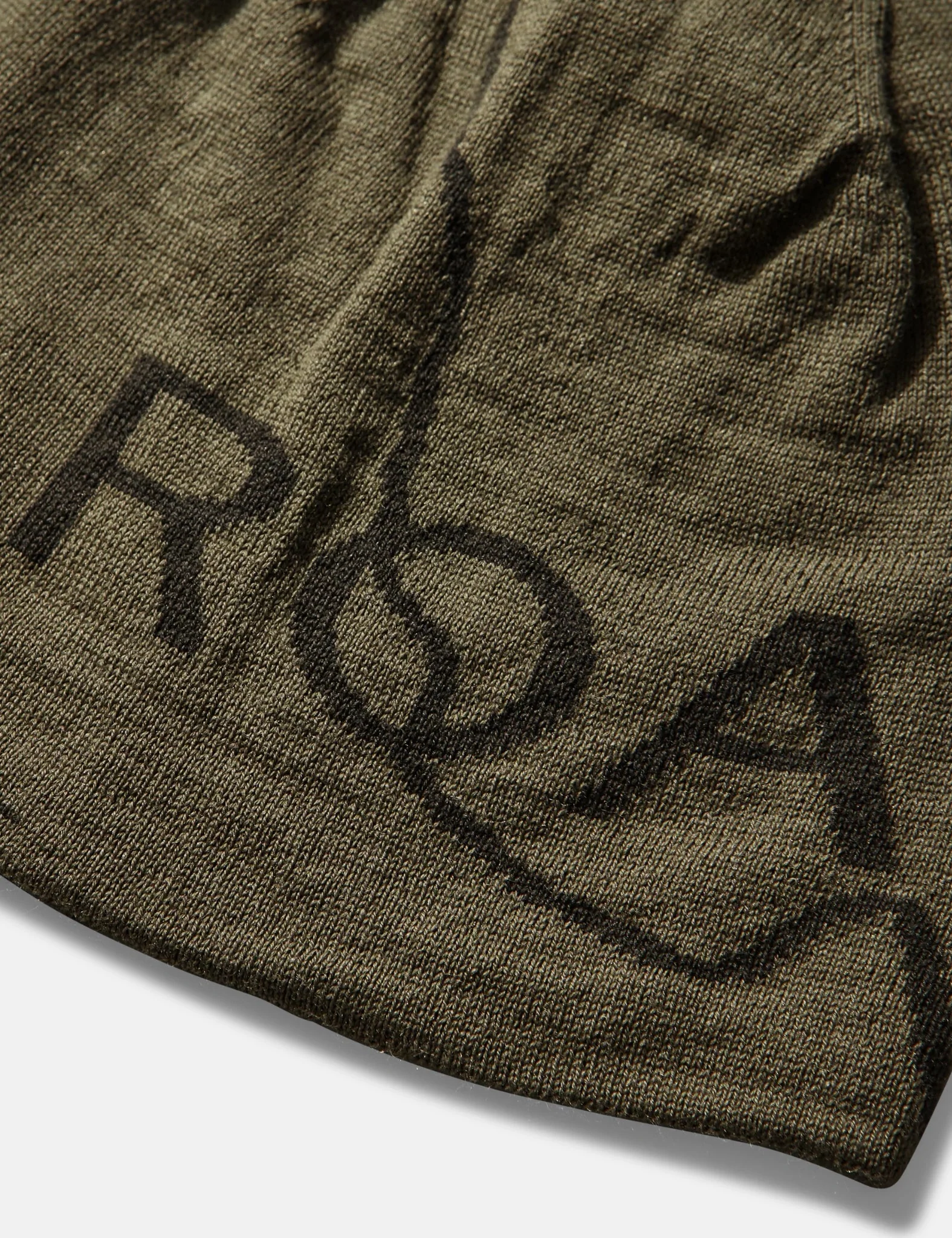ROA Logo Wool Beanie Hat - Sage Green - Image 2