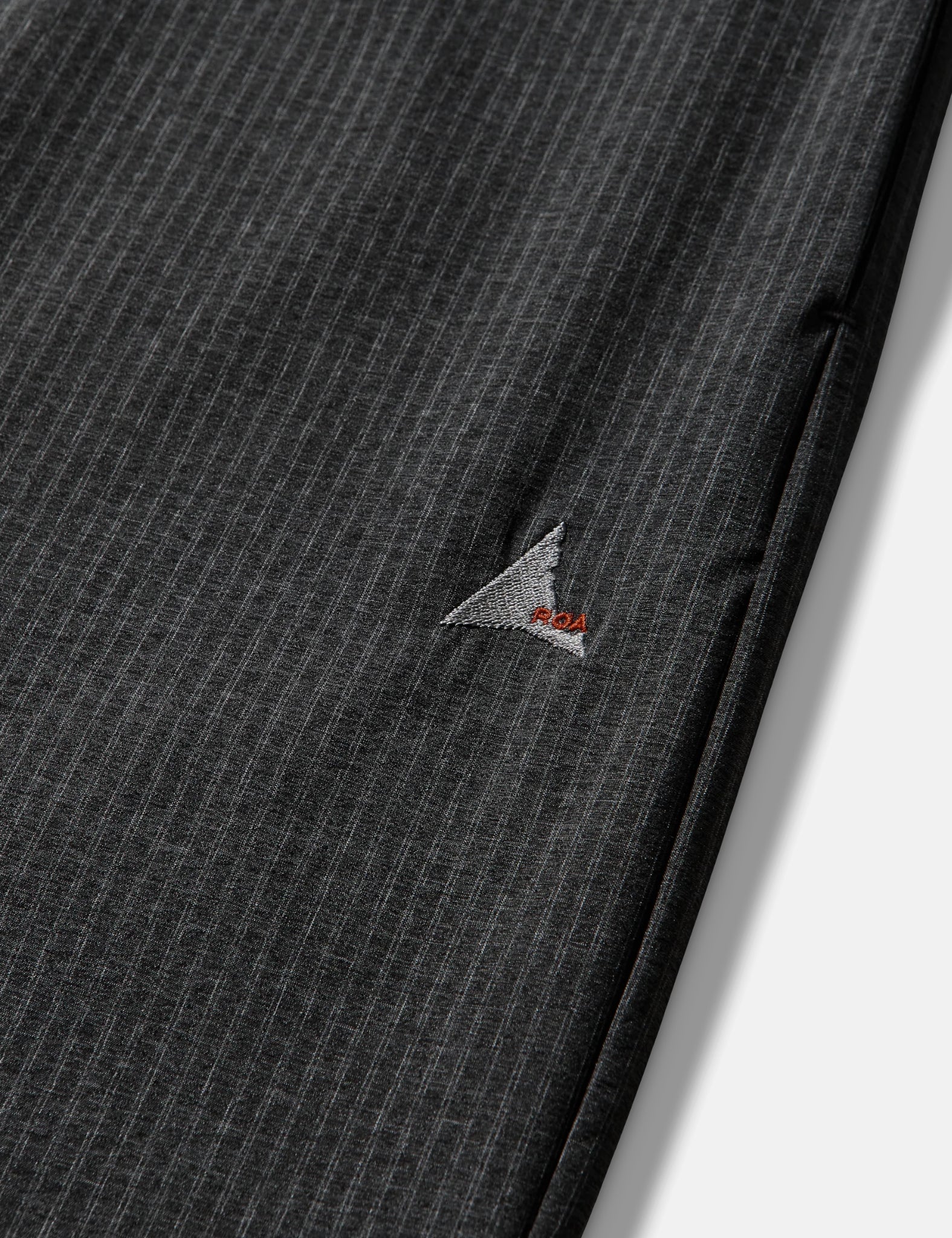 ROA Numb Pinstriped Packable Pants - Black - Image 3