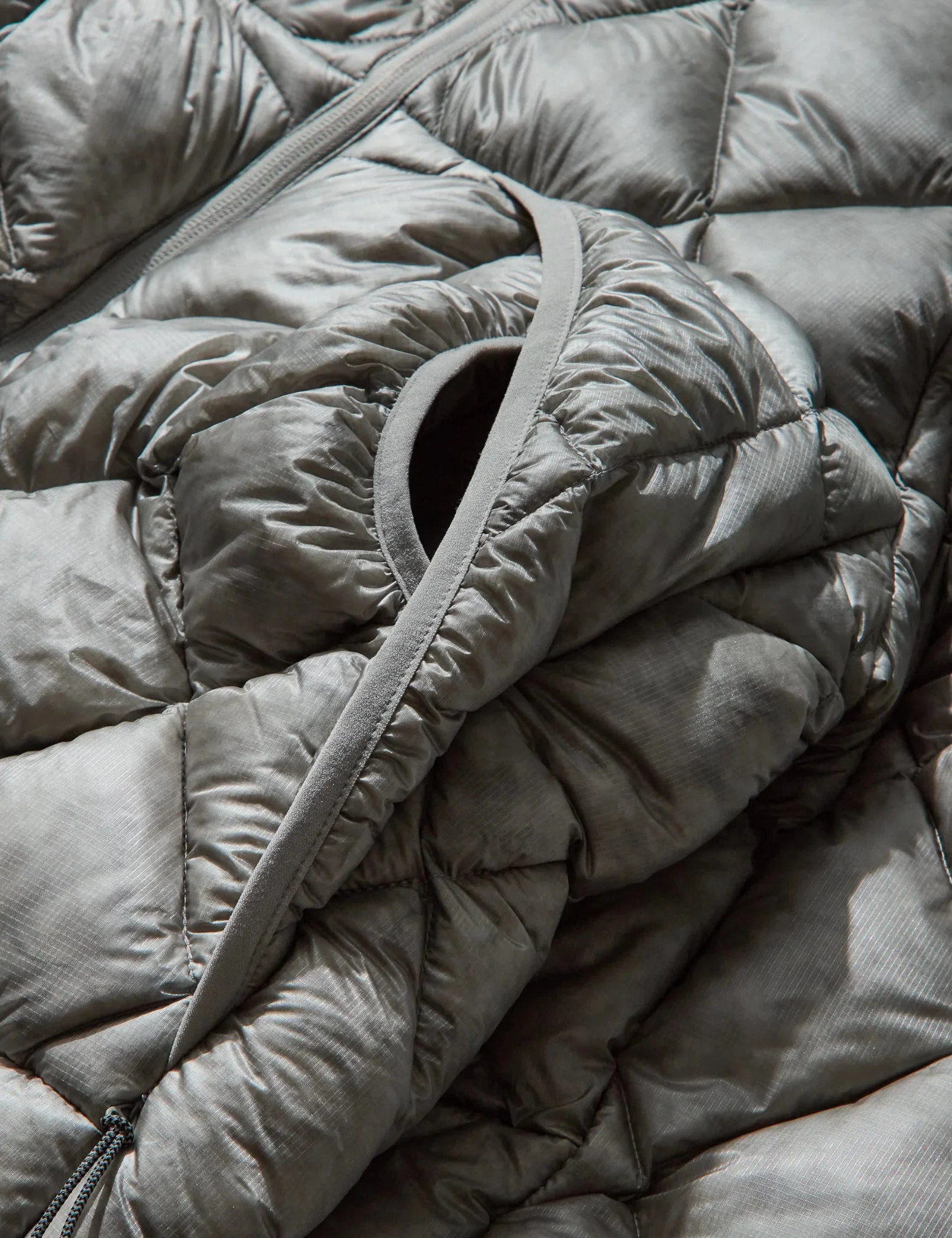 ROA Nuna 800 Fill Power Hooded Down Jacket - Silver Grey - Image 4