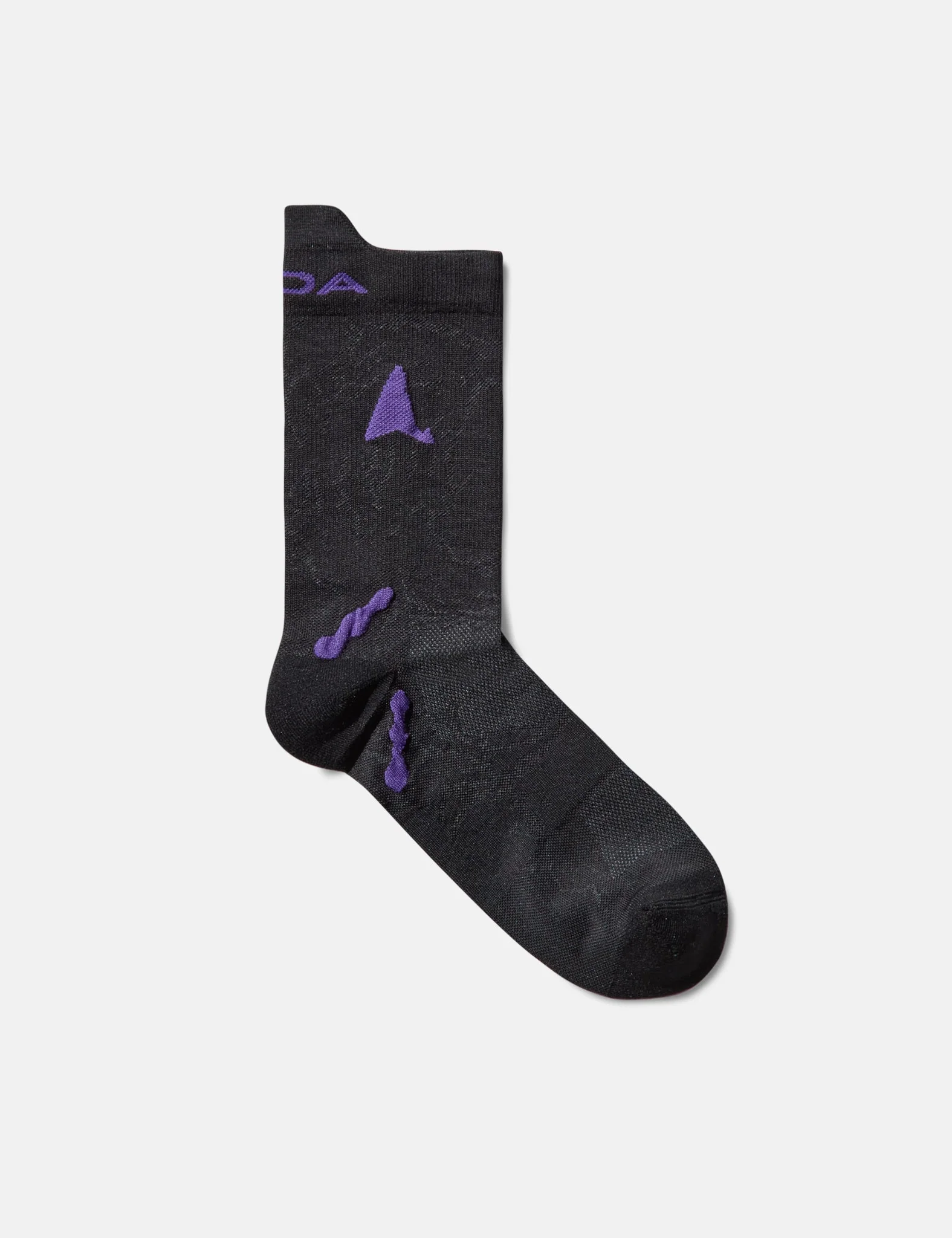 ROA Ryli Q Skin Technical Crew Socks - Black