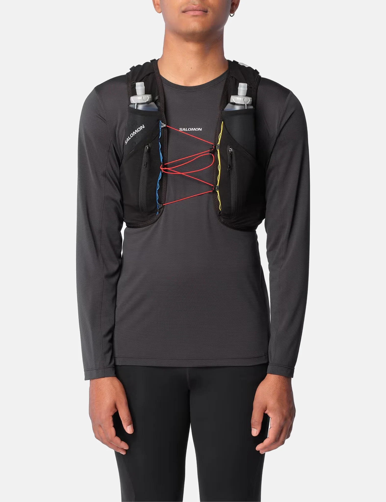 Salomon ADV Skin 12 Race Flag Vest w/Flasks (Unisex) - White - Image 2